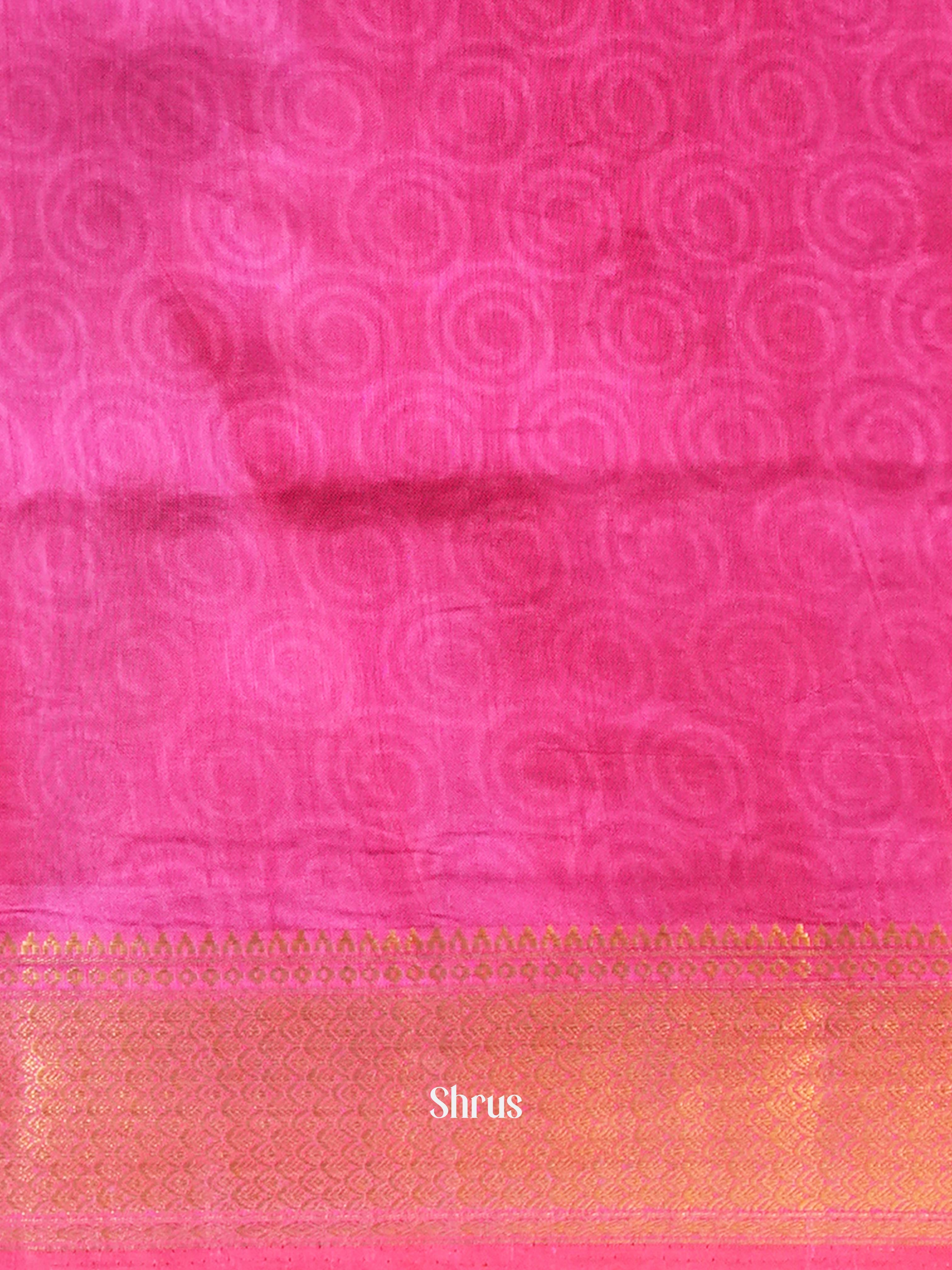 Purple & Pink - Semi Patola Saree - Shop on Shrus.com