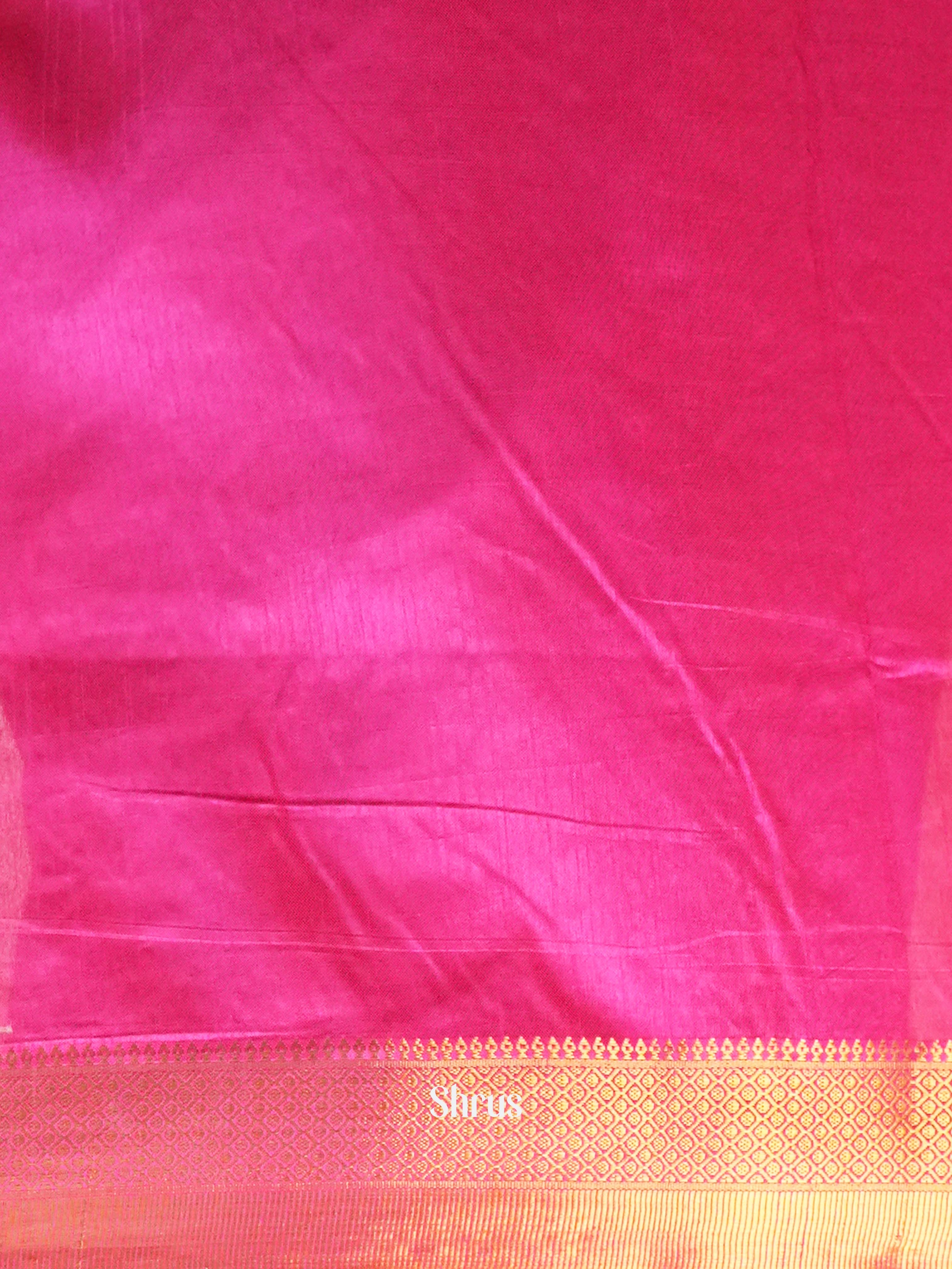 Purple & Pink - Semi Patola Saree - Shop on Shrus.com