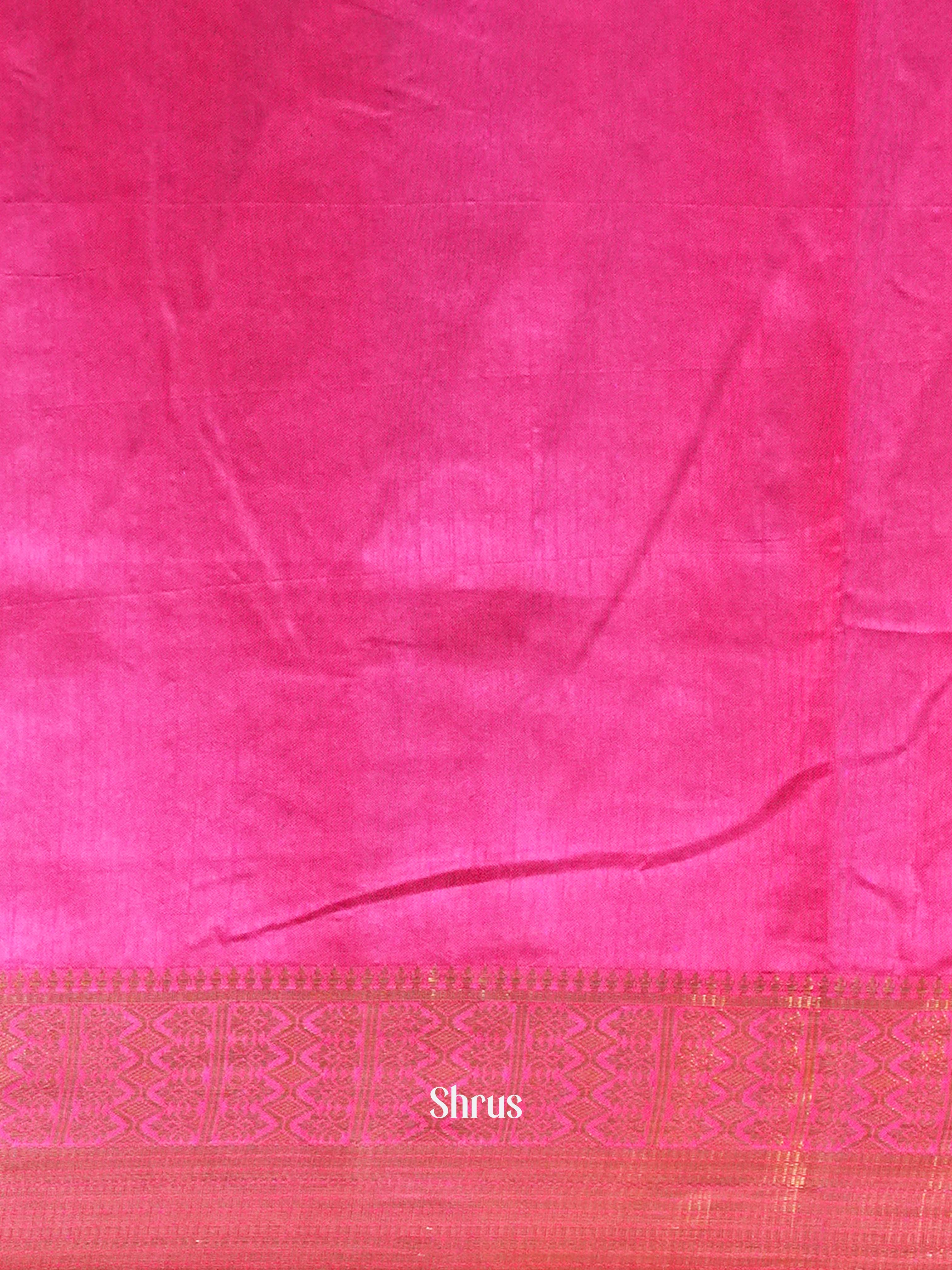 Purple & Pink - Semi Patola Saree - Shop on Shrus.com