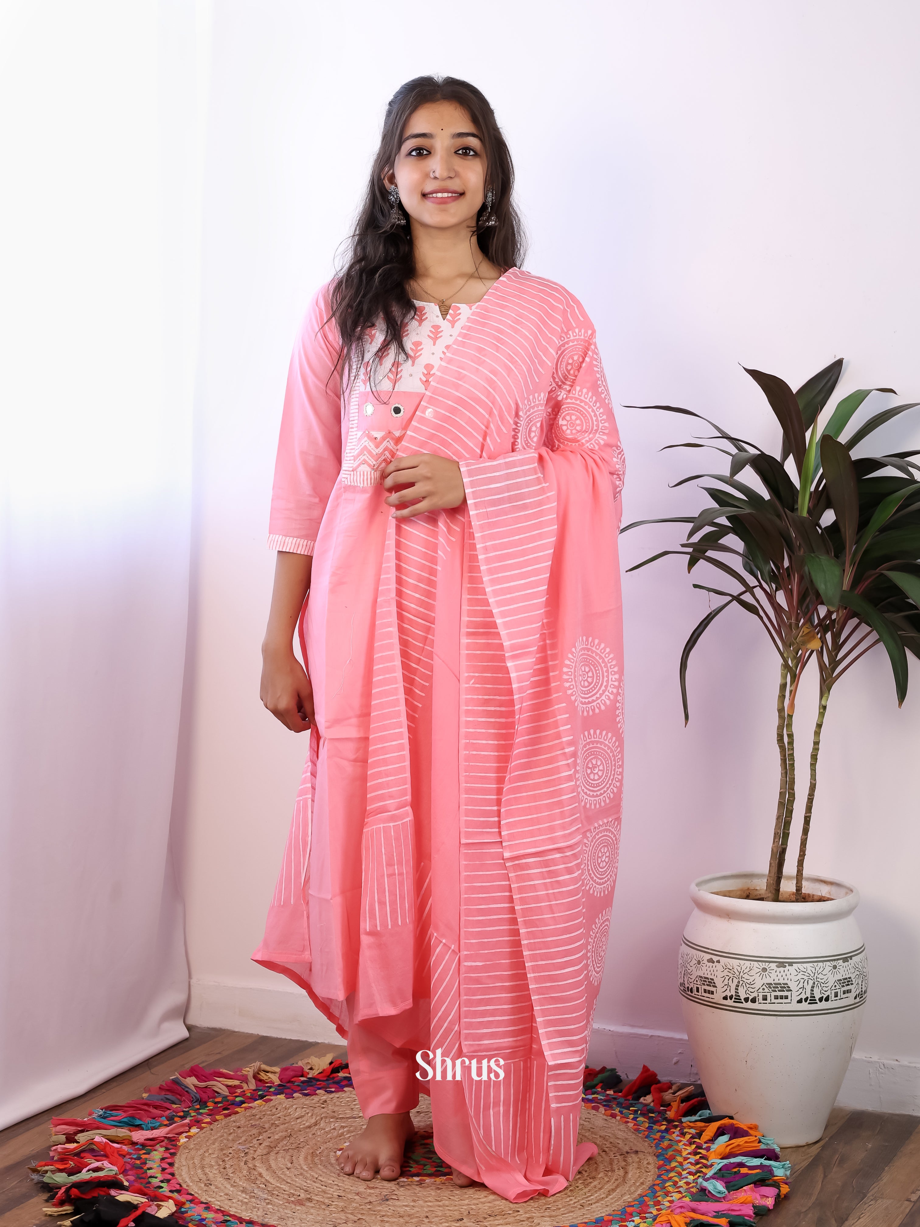 Pink - Readymade Suits - Shop on Shrus.com