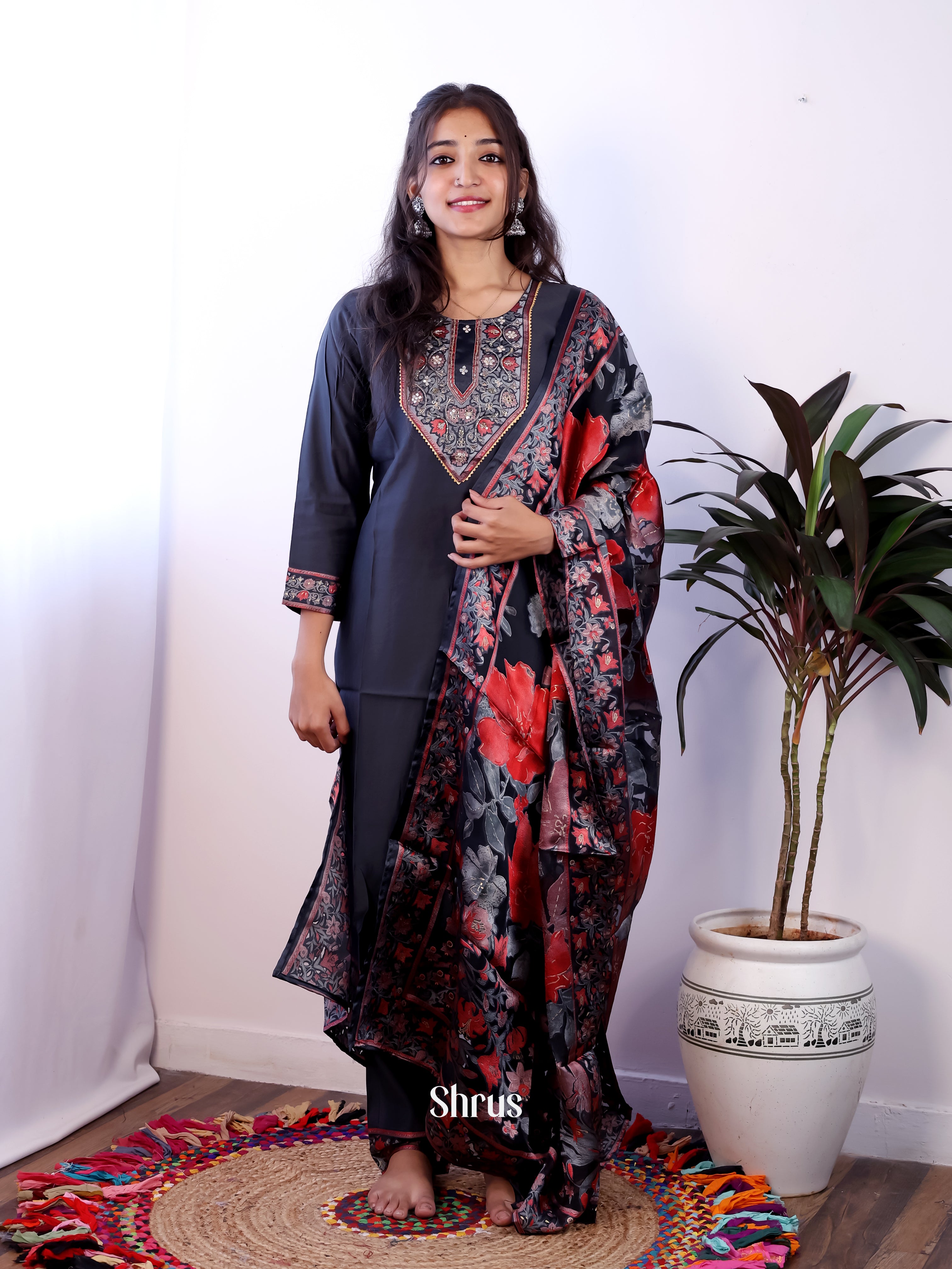 Black - 3pc Readymade Suits - Shop on Shrus.com