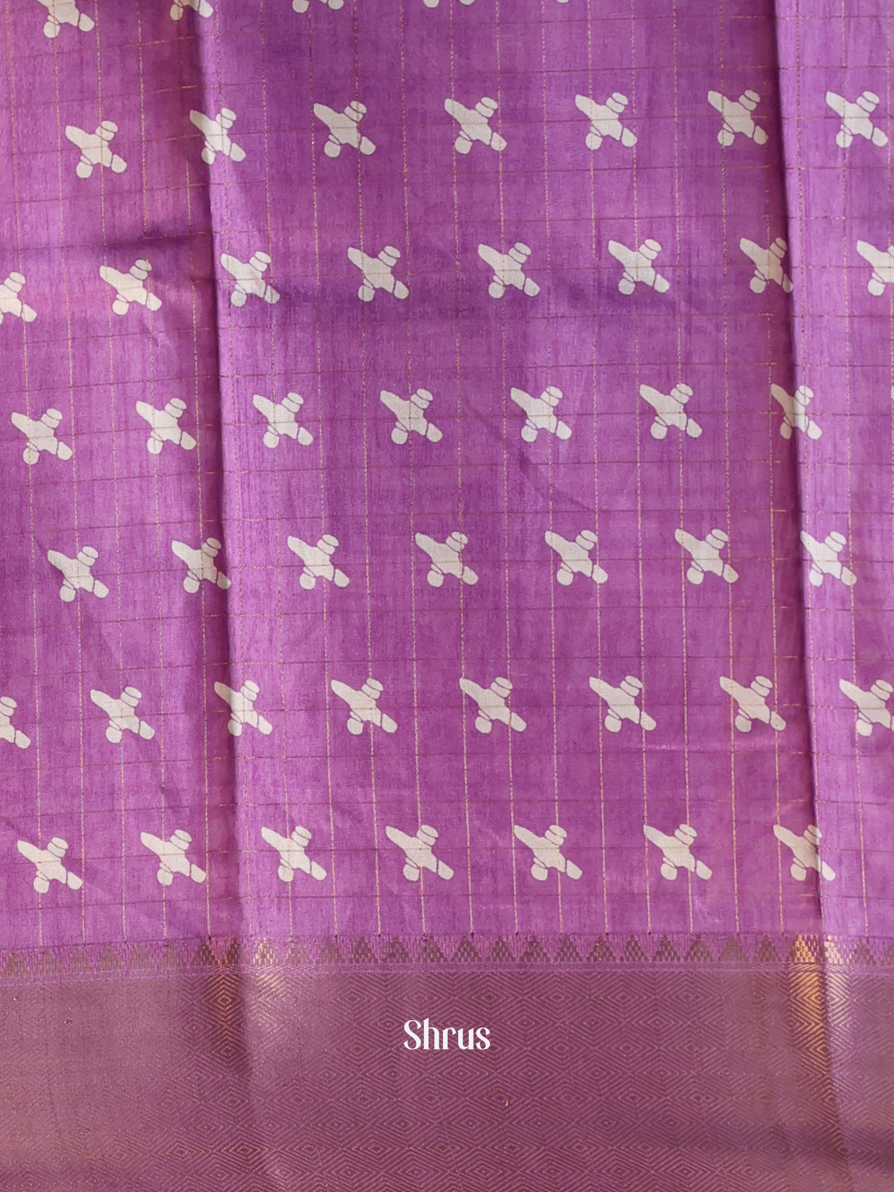 CIS20241 - Semi Crepe Saree - Shop on Shrus.com