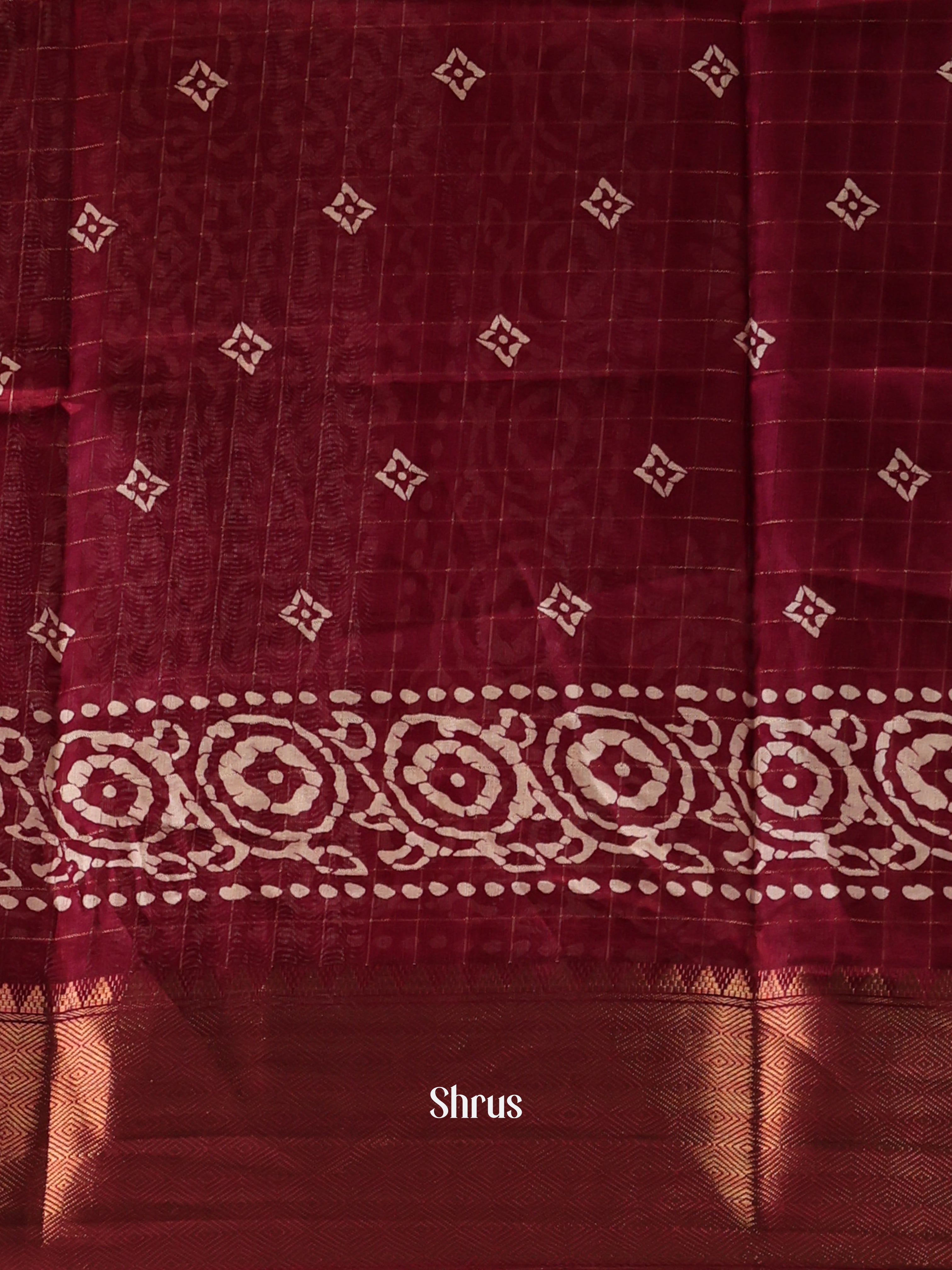 CIS20280 - Semi Crepe Saree - Shop on Shrus.com