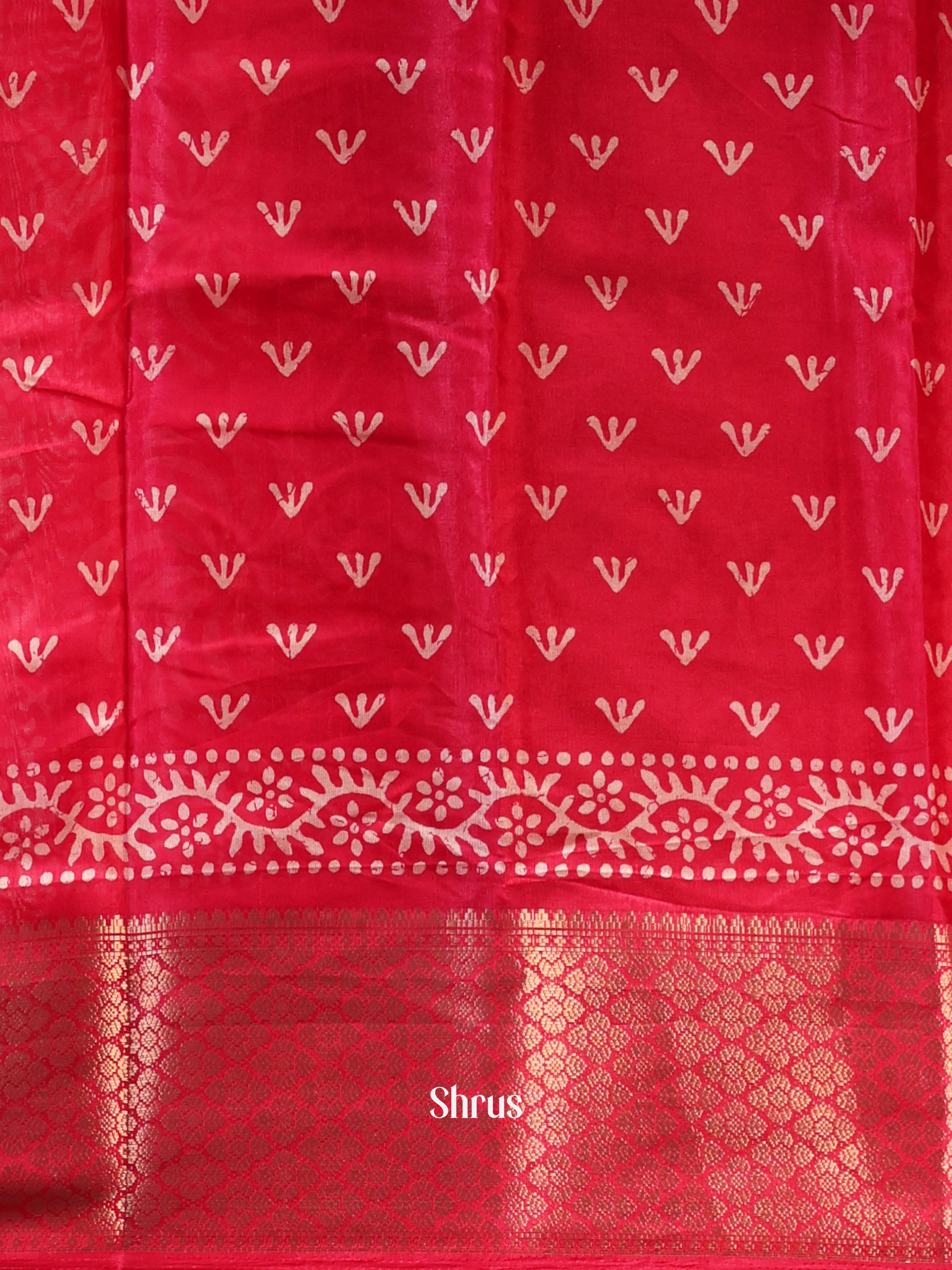 CIS20307 - Semi Crepe Saree - Shop on Shrus.com