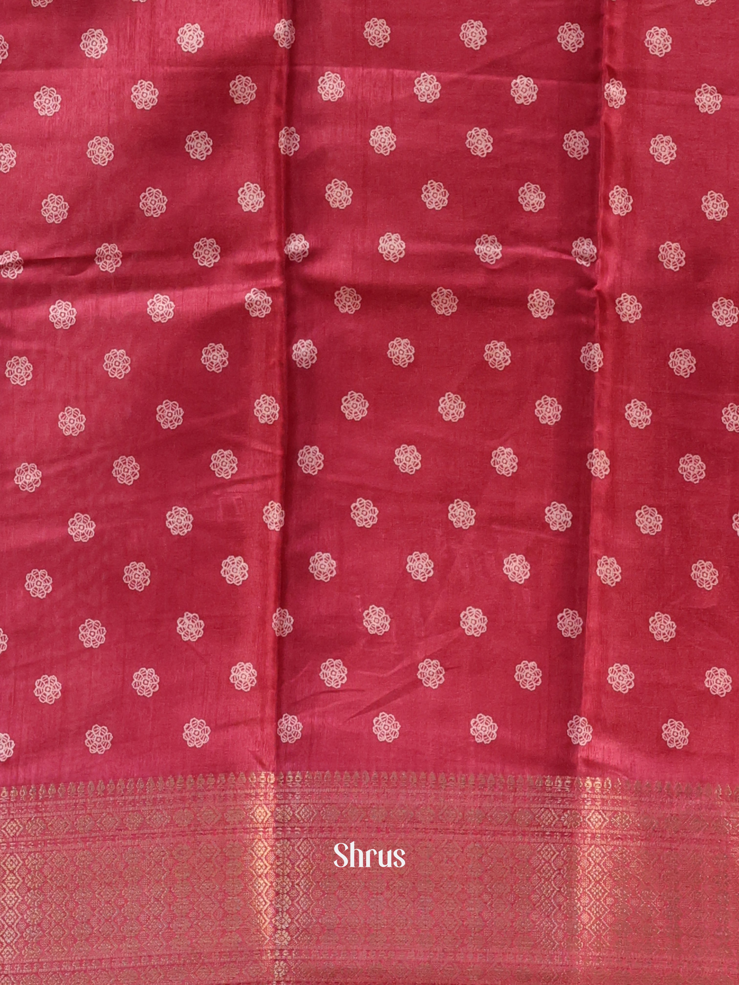 CIS20310 - Semi Crepe Saree - Shop on Shrus.com
