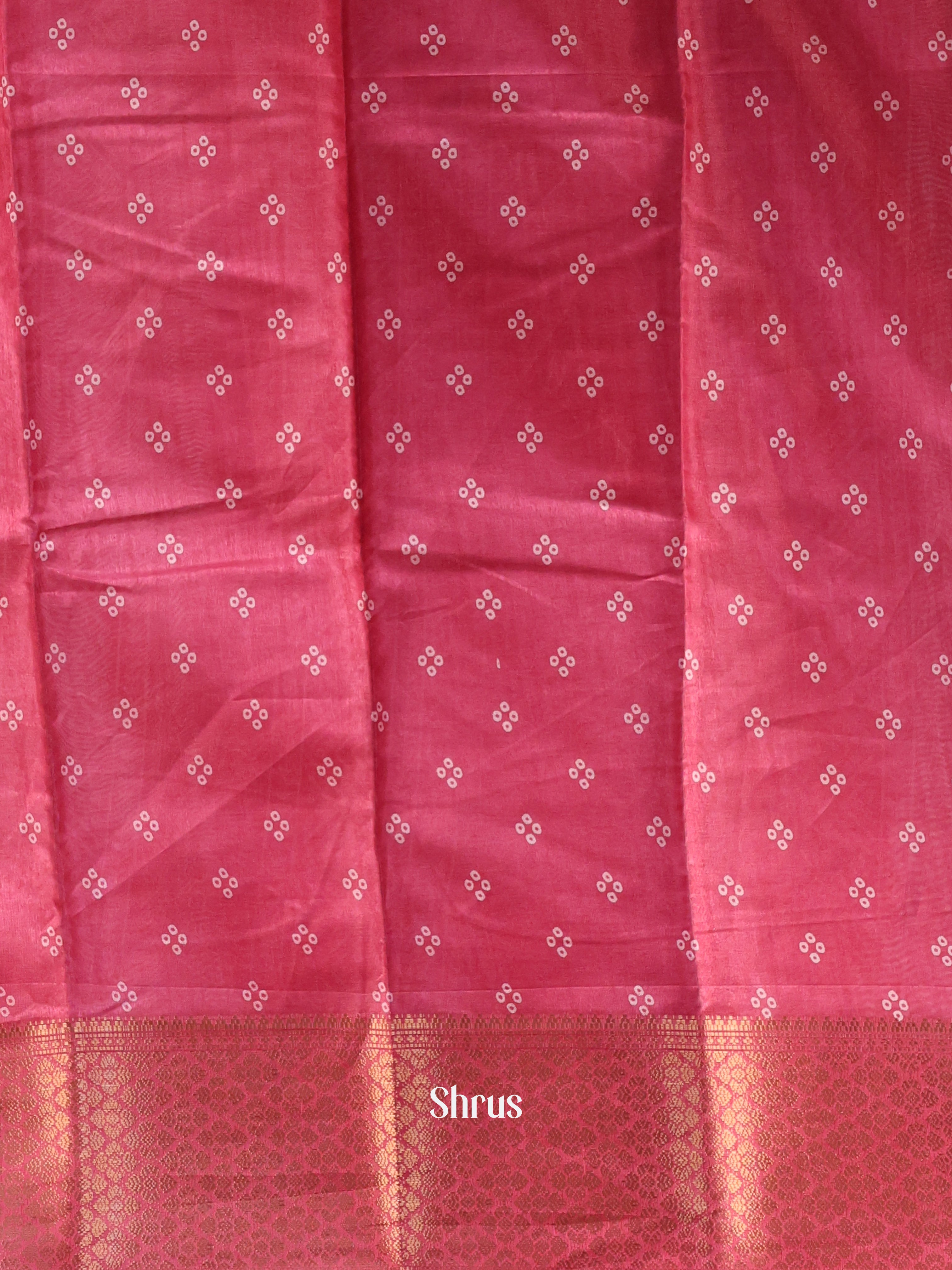 CIS20329 - Semi Crepe Saree - Shop on Shrus.com