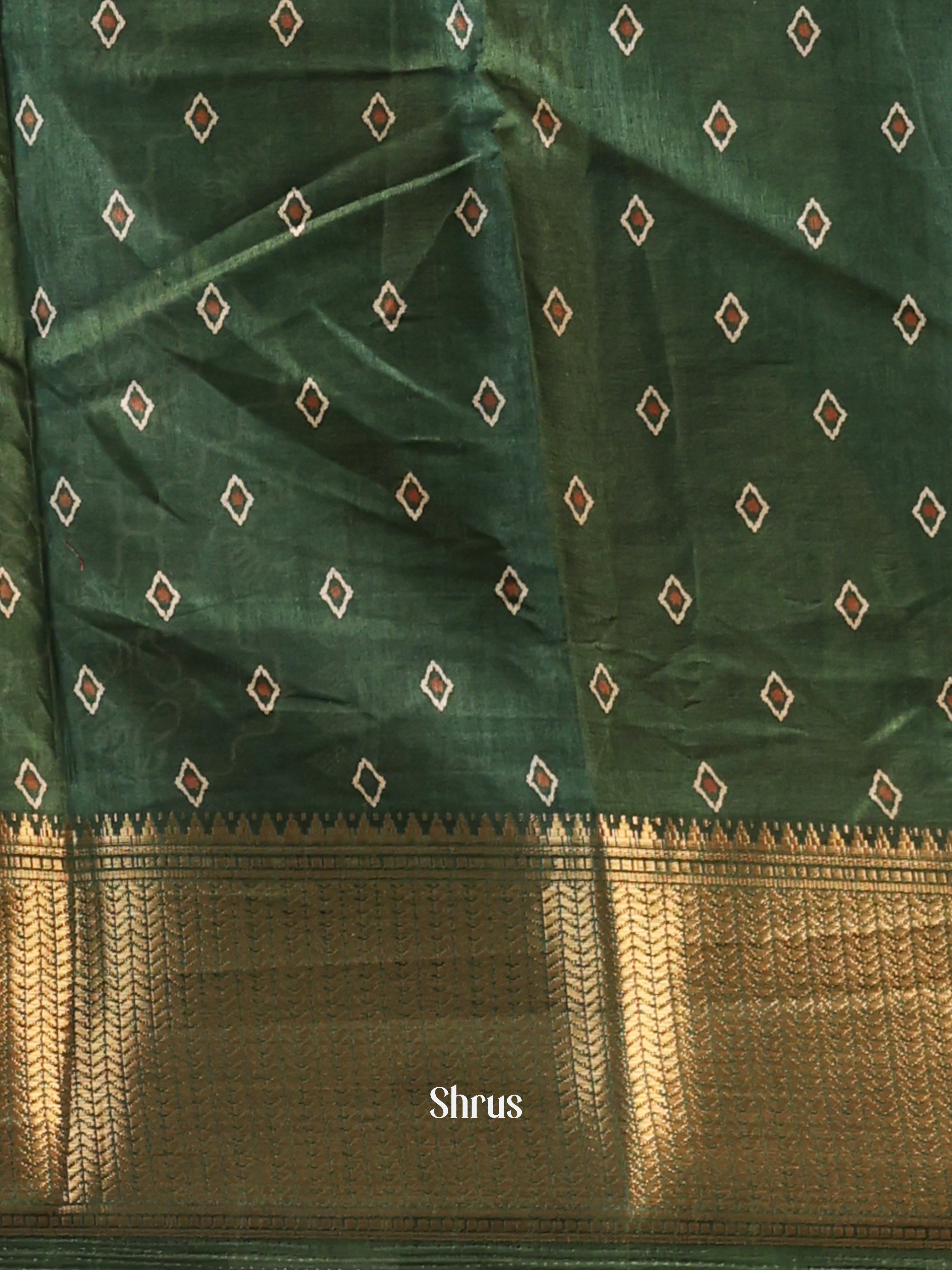 CIS20348 - Semi Crepe Saree - Shop on Shrus.com