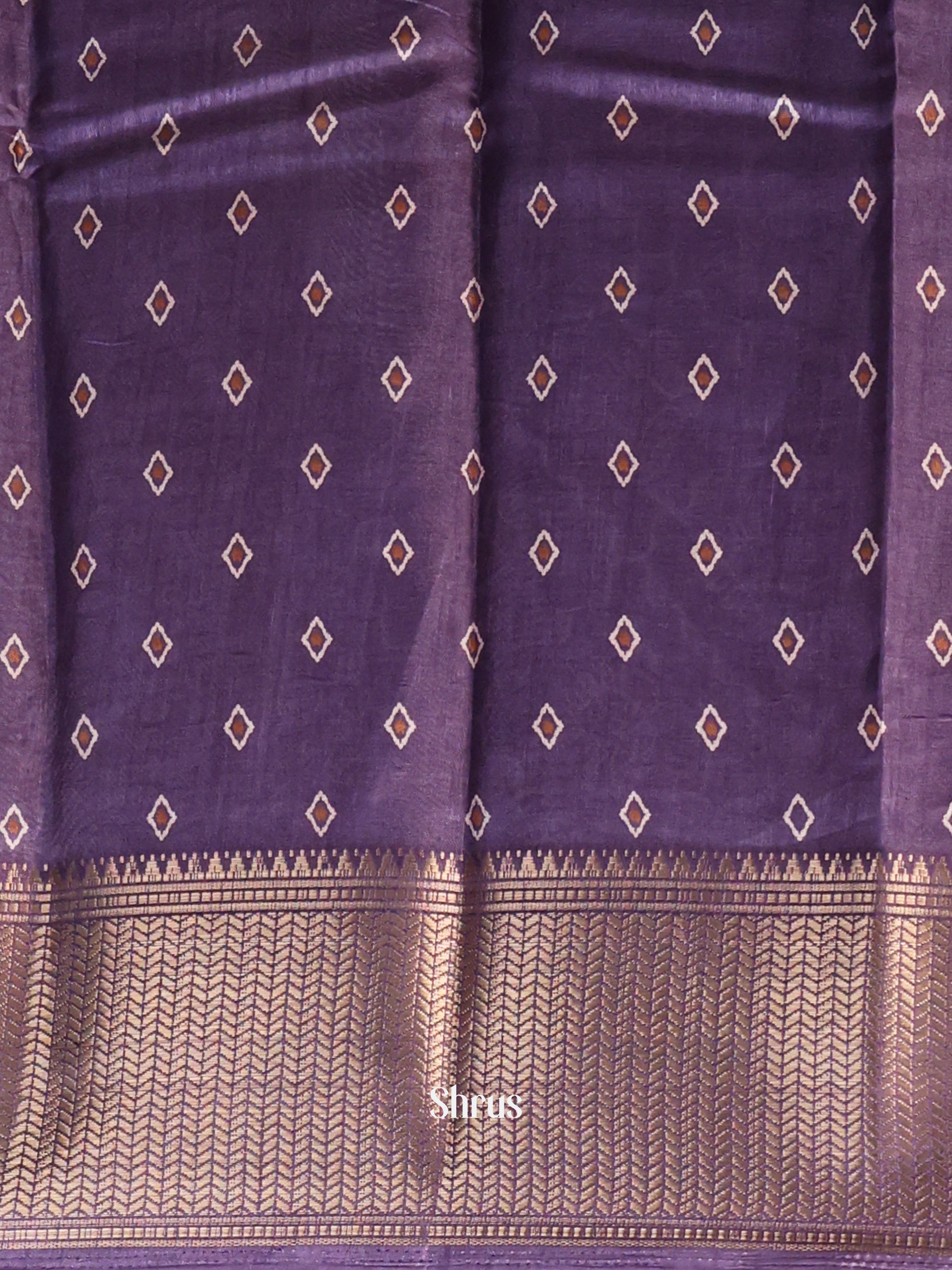 CIS20349 - Semi Crepe Saree - Shop on Shrus.com