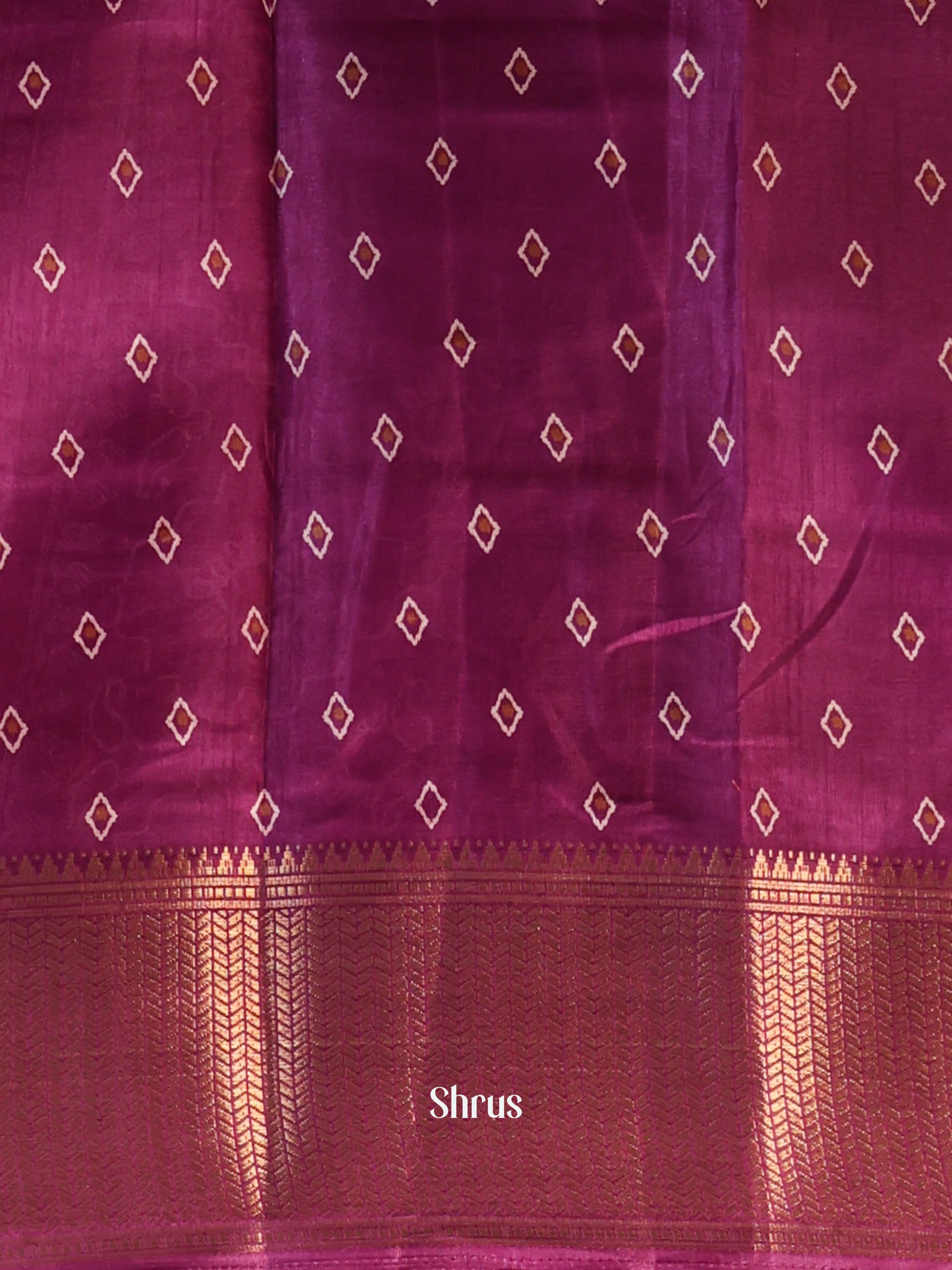 CIS20352 - Semi Crepe Saree - Shop on Shrus.com
