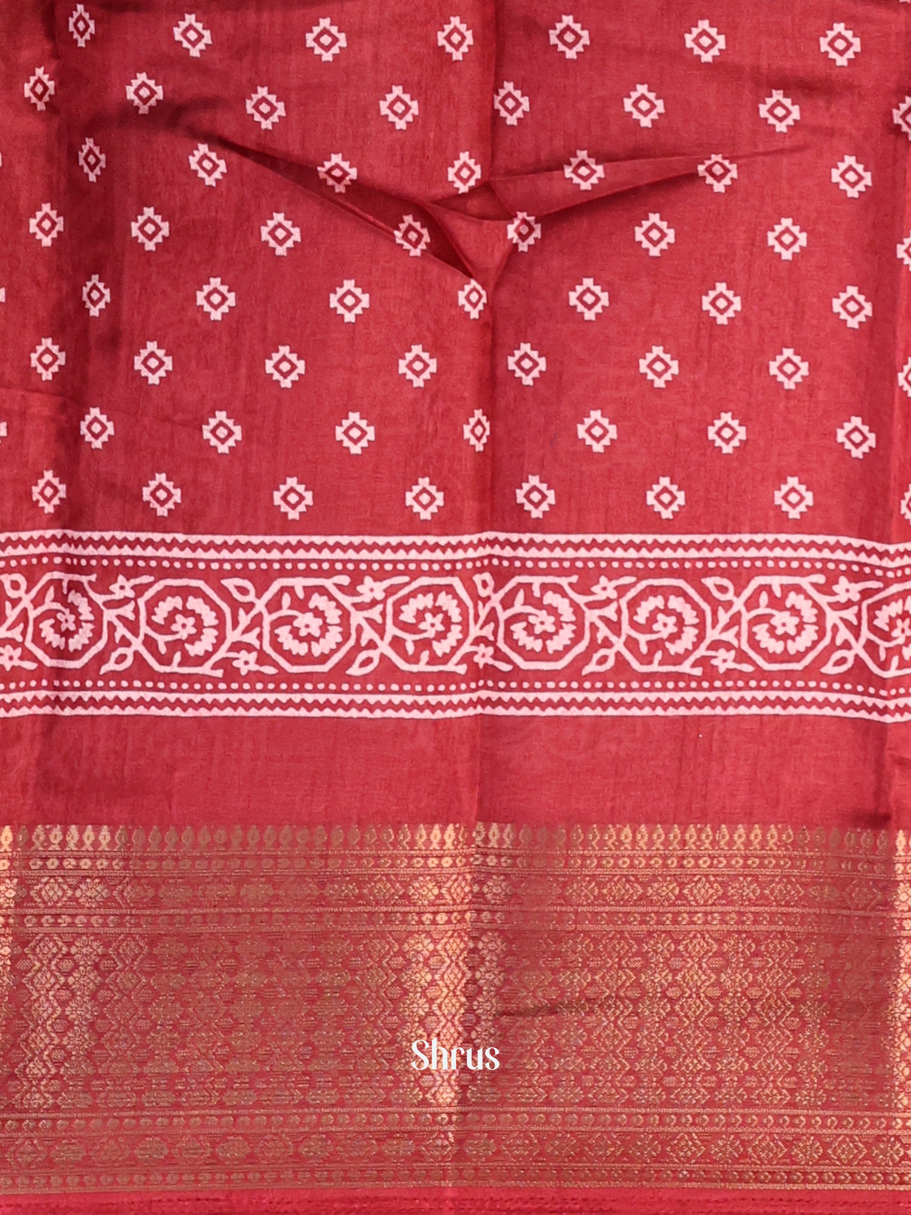 CIS20359 - Semi Crepe Saree - Shop on Shrus.com
