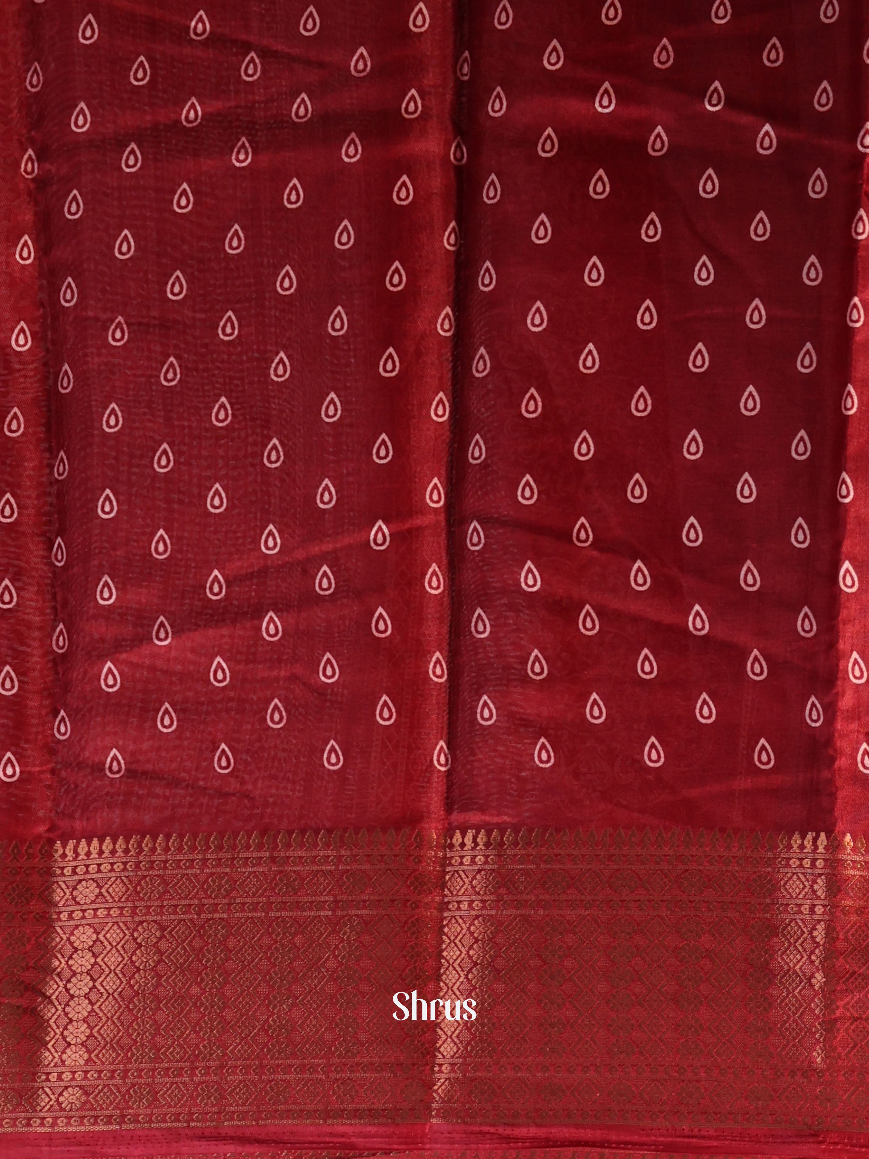 CIS20368 - Semi Crepe Saree - Shop on Shrus.com