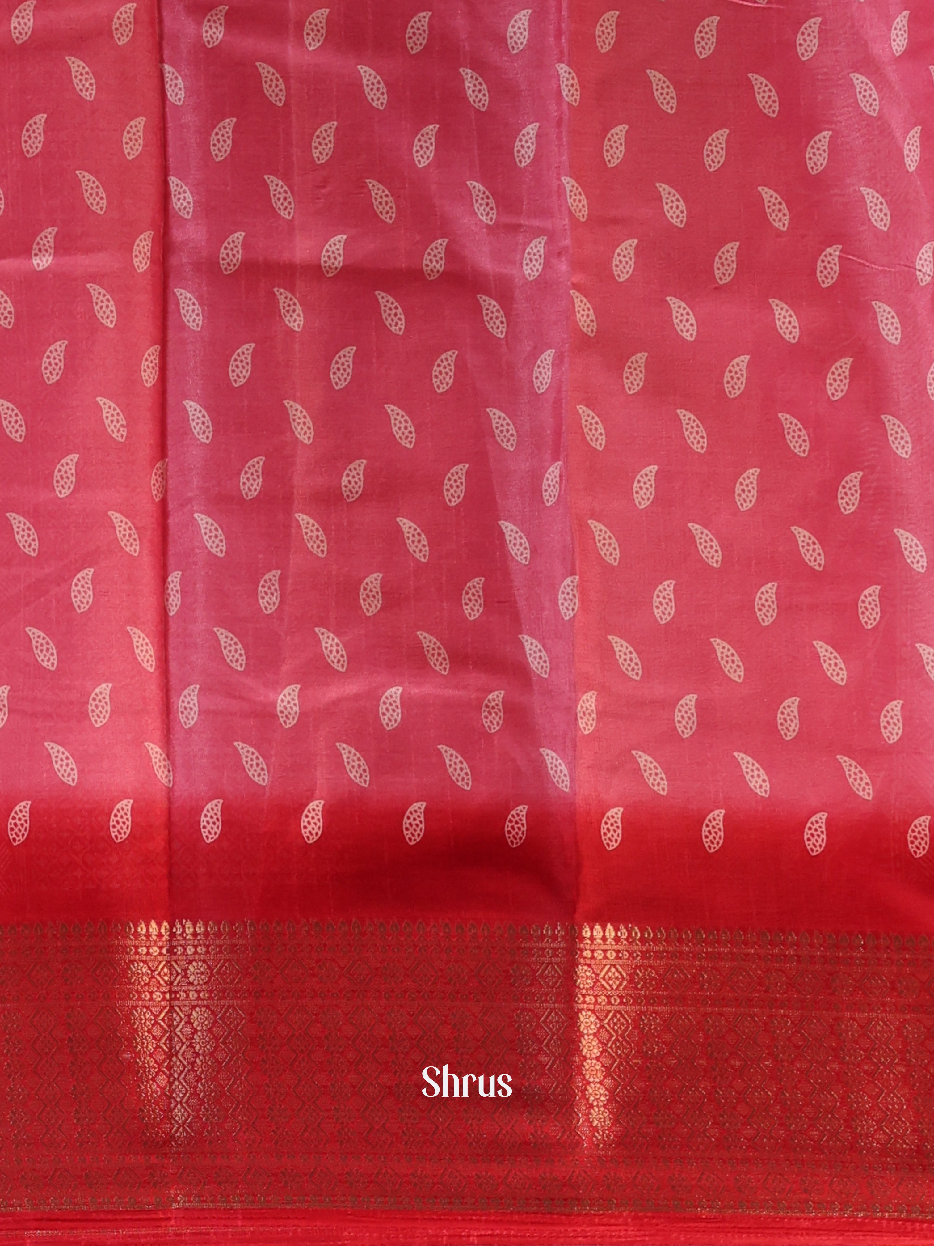 CIS20374 - Semi Crepe Saree - Shop on Shrus.com