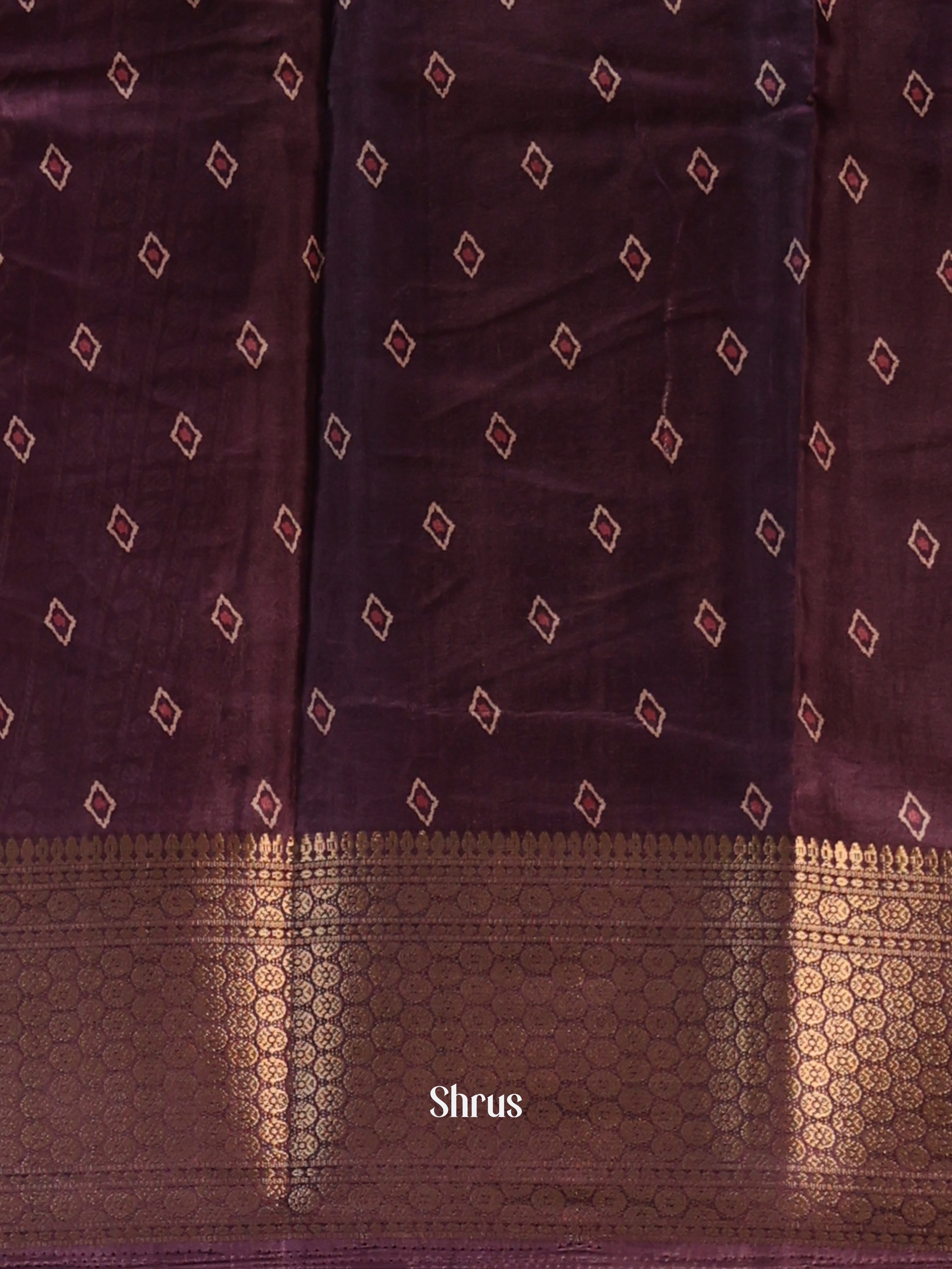 CIS20383 - Semi Crepe Saree - Shop on Shrus.com