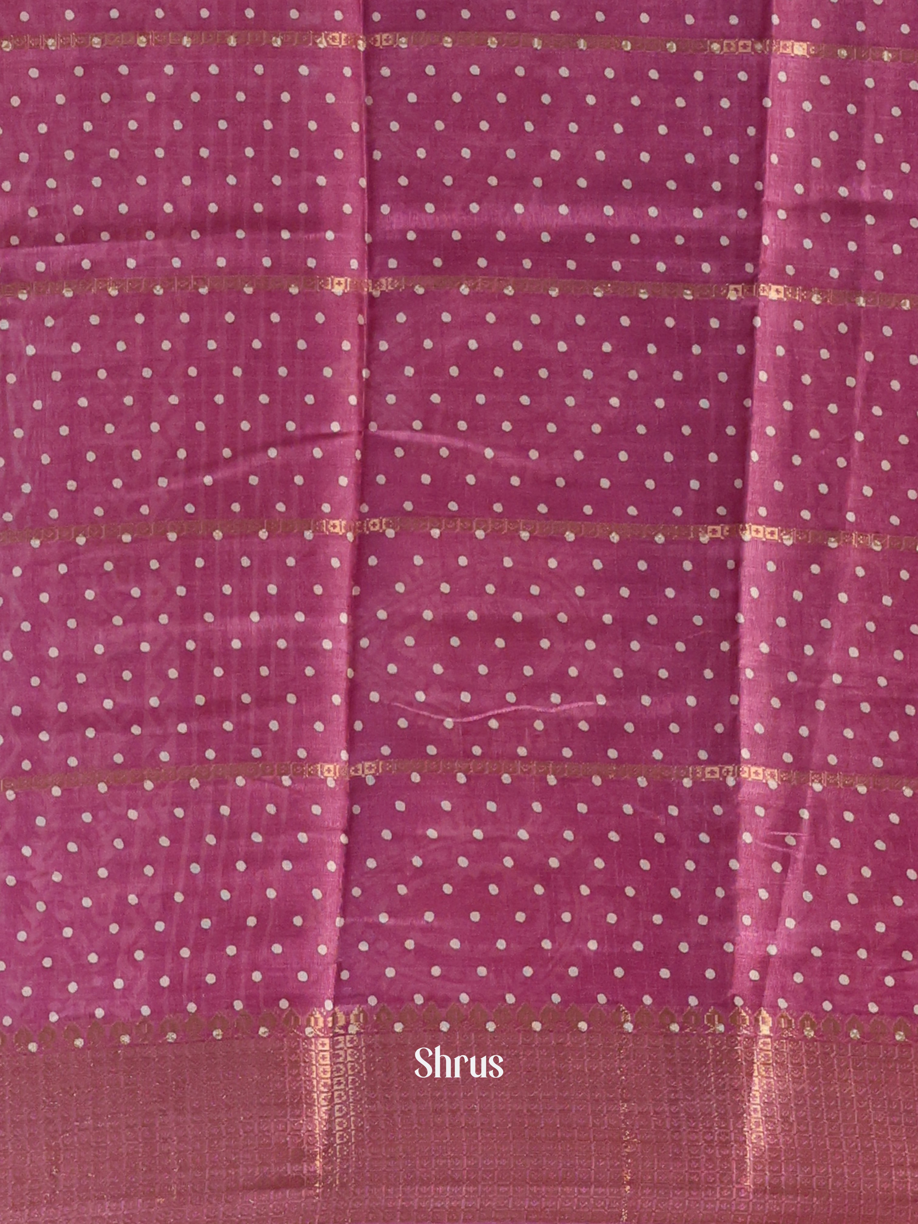 Purple- Semi Crepe Saree - Shop on Shrus.com