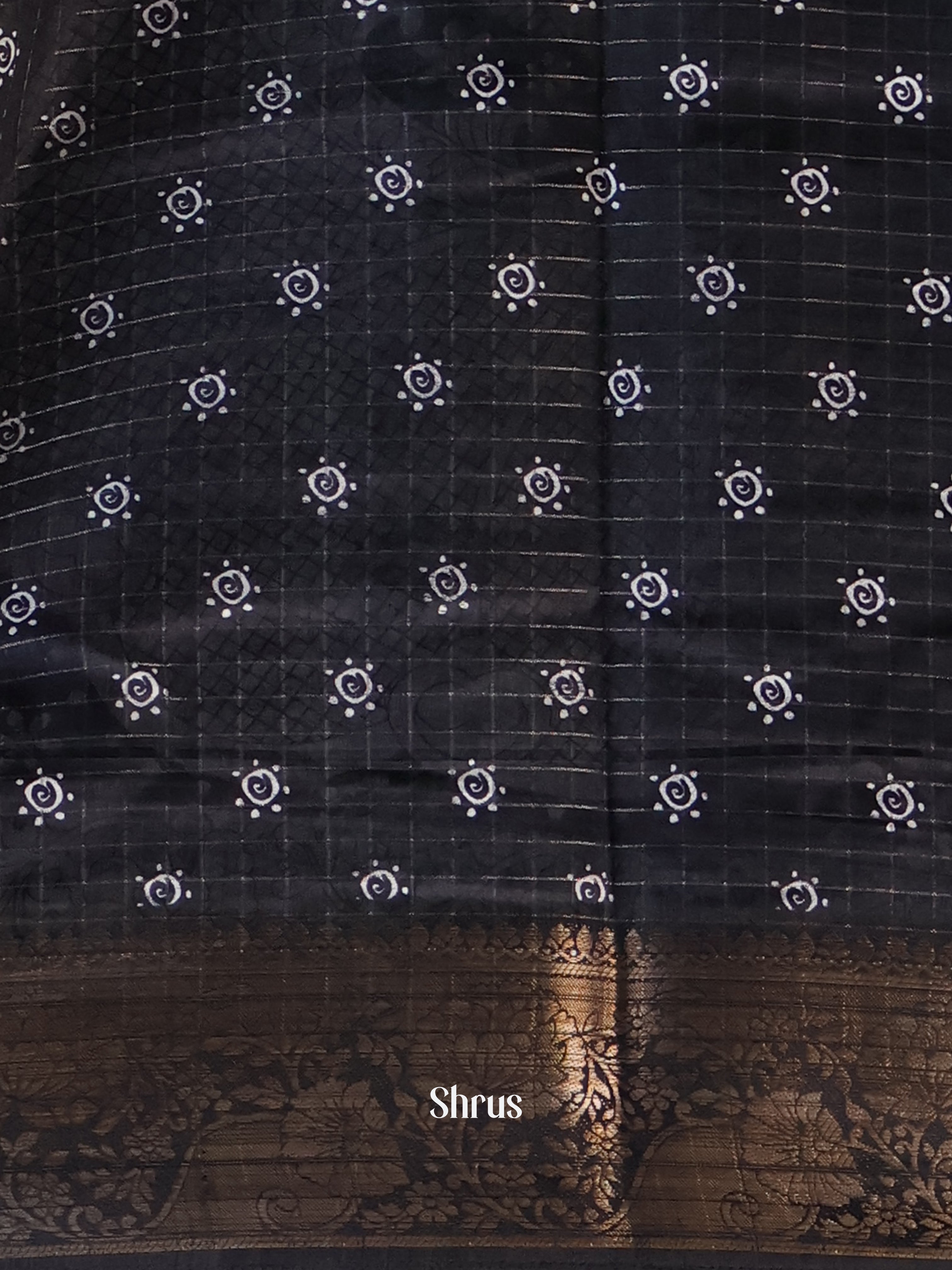 Black - Semi Crepe Sare - Shop on Shrus.com