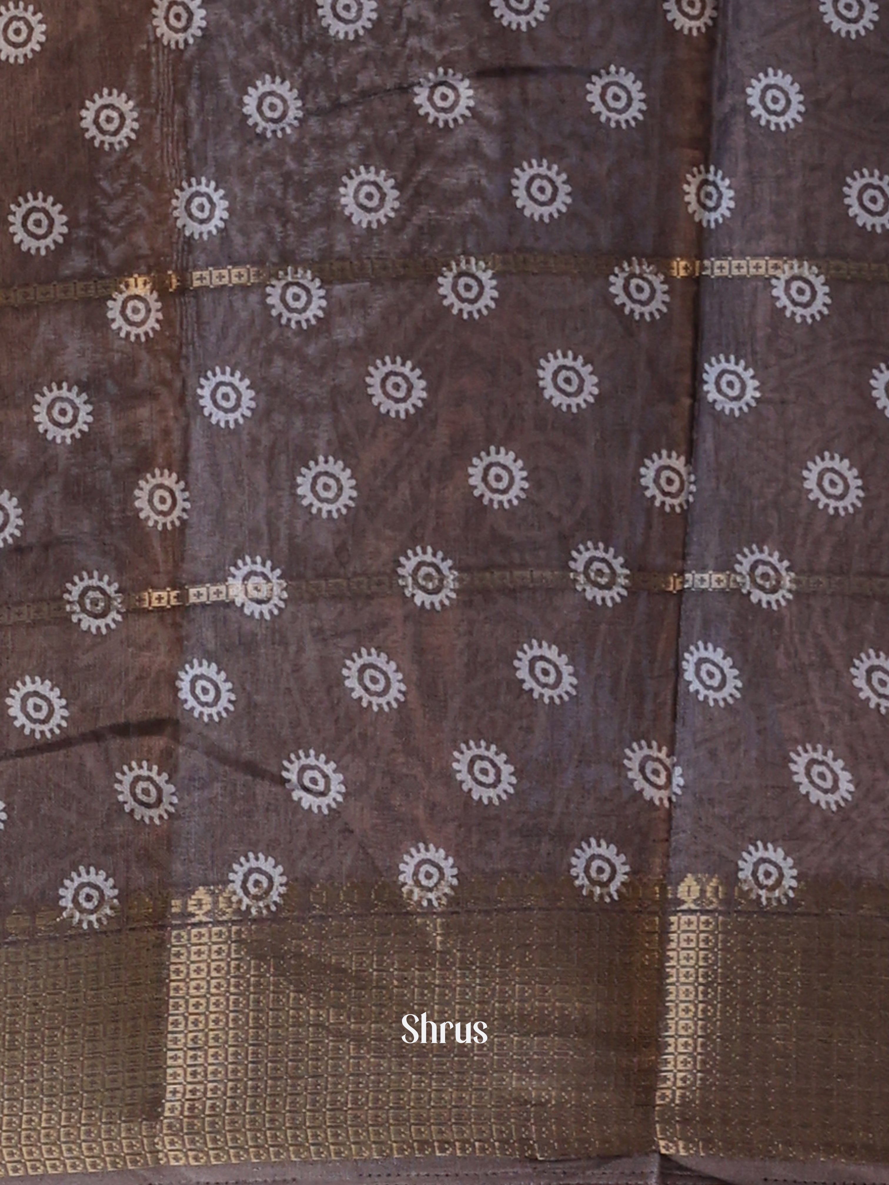 CIS21196 - Semi Crepe Saree - Shop on Shrus.com