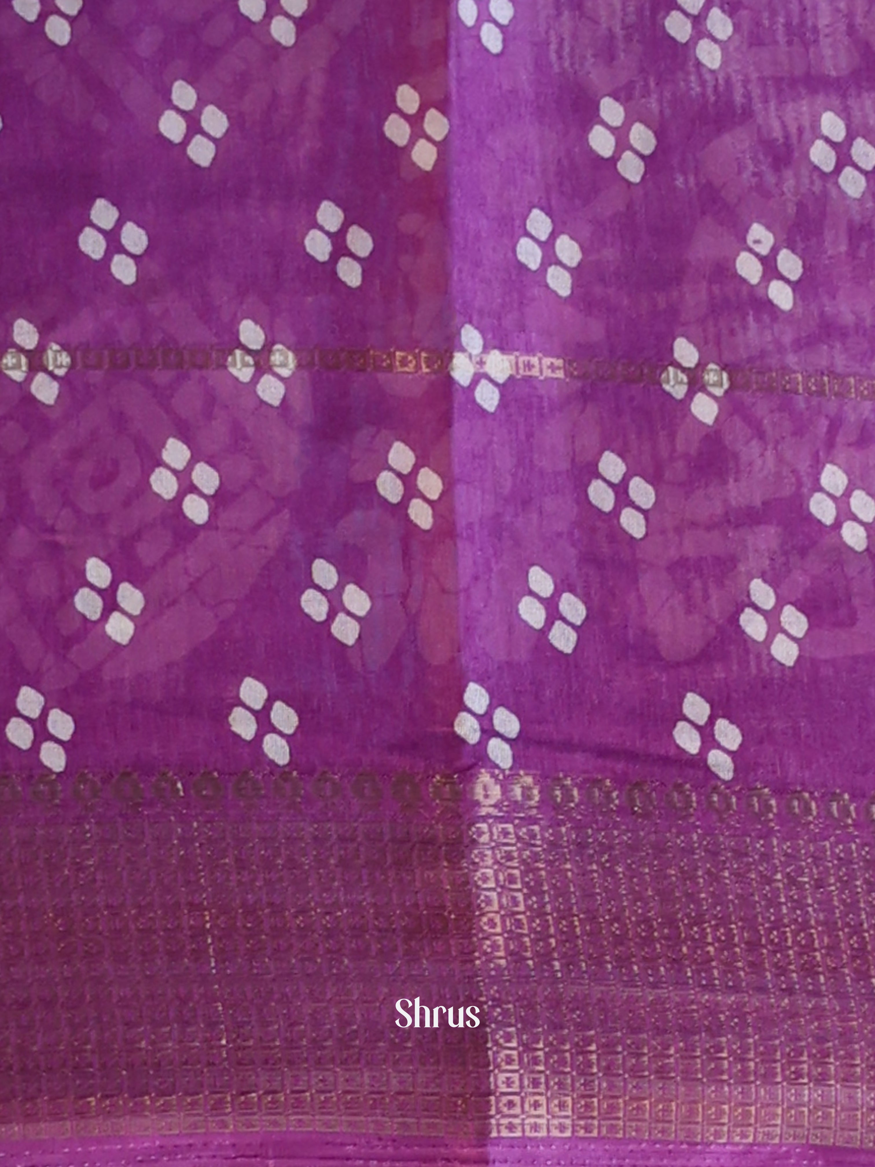CIS21200 - Semi Crepe Saree - Shop on Shrus.com