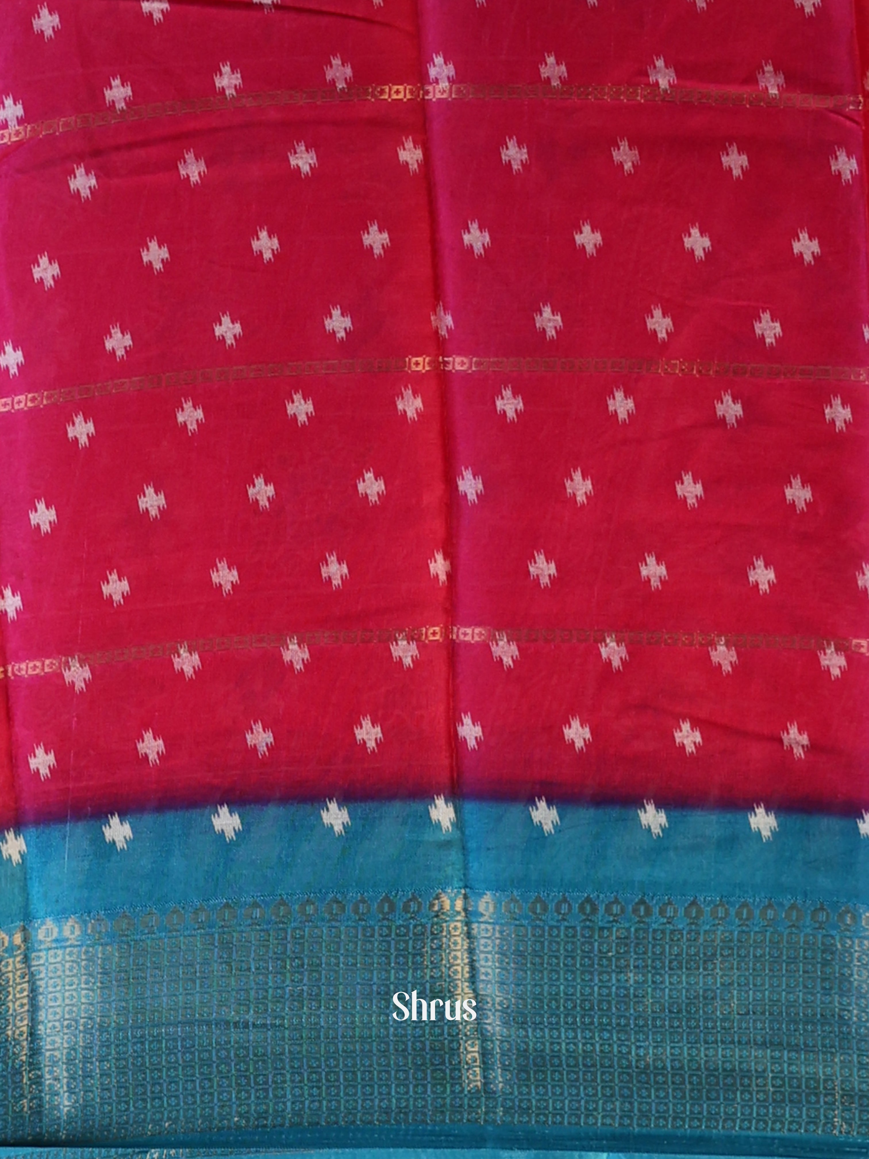 CIS21212 - Semi Crepe Saree - Shop on Shrus.com