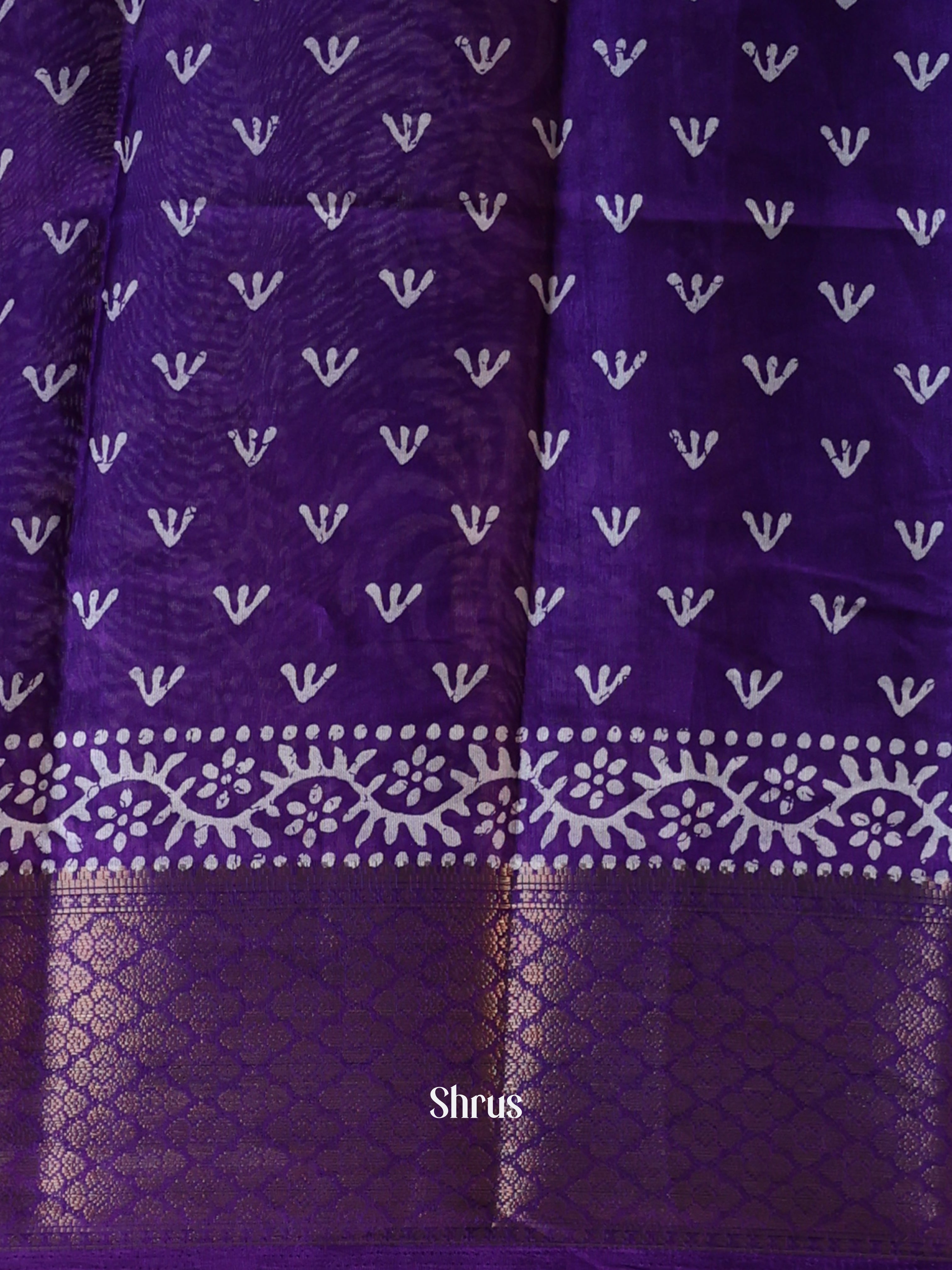 CIS21311 - Semi Crepe Saree - Shop on Shrus.com