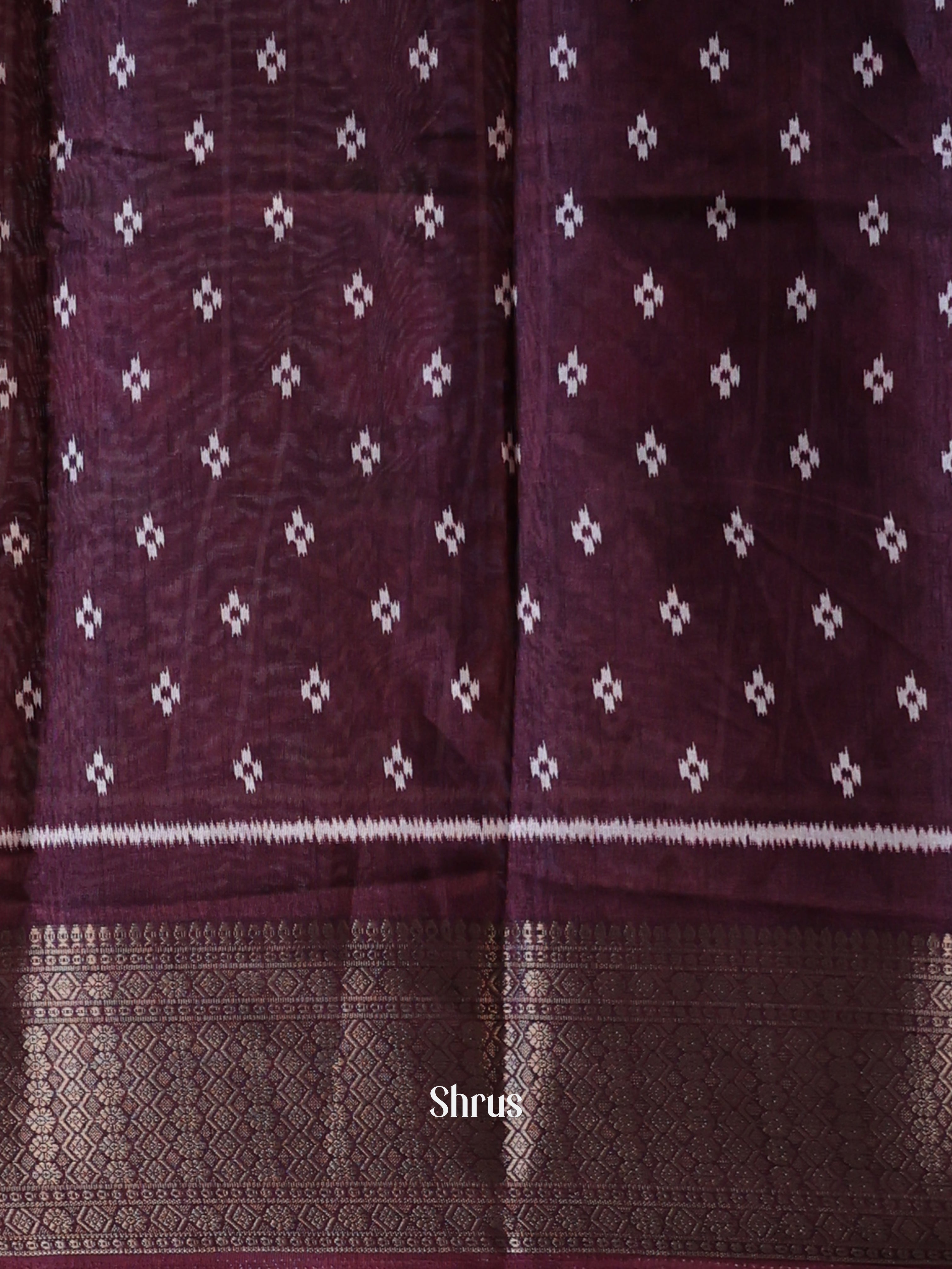 CIS21326 - Semi Crepe Saree - Shop on Shrus.com