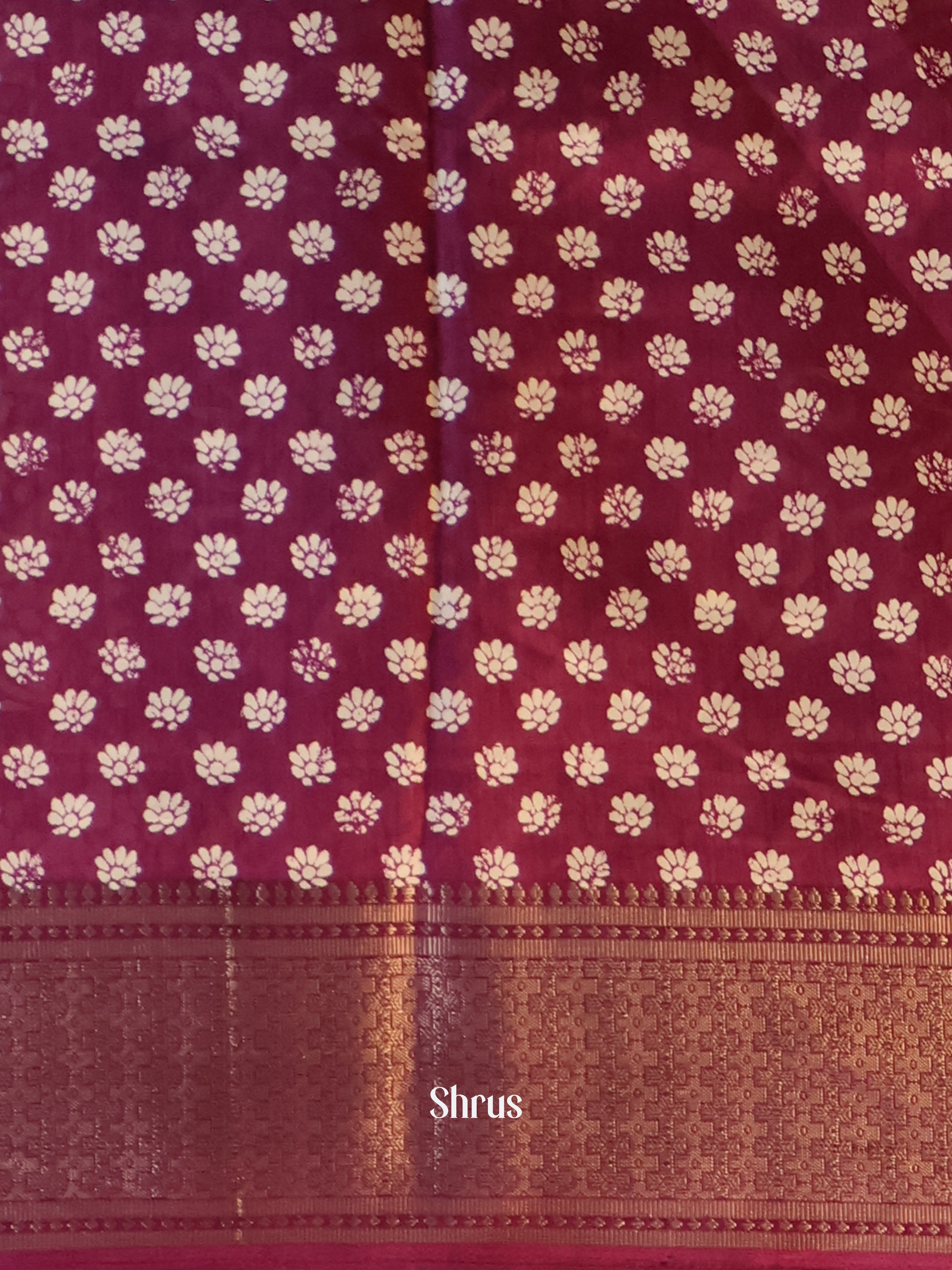 CIS21458 - Semi Crepe Saree - Shop on Shrus.com