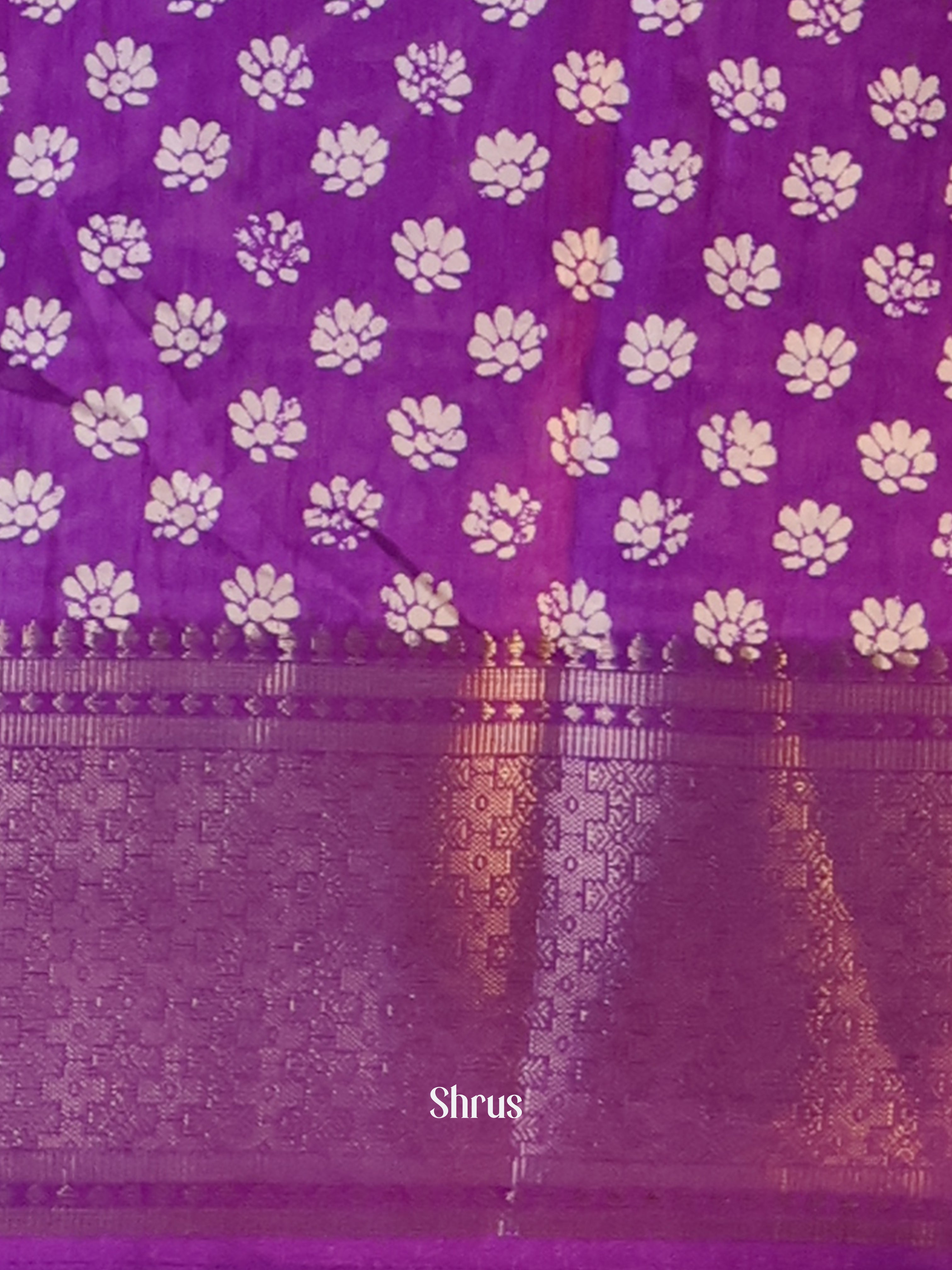 CIS21460 - Semi Crepe Saree - Shop on Shrus.com