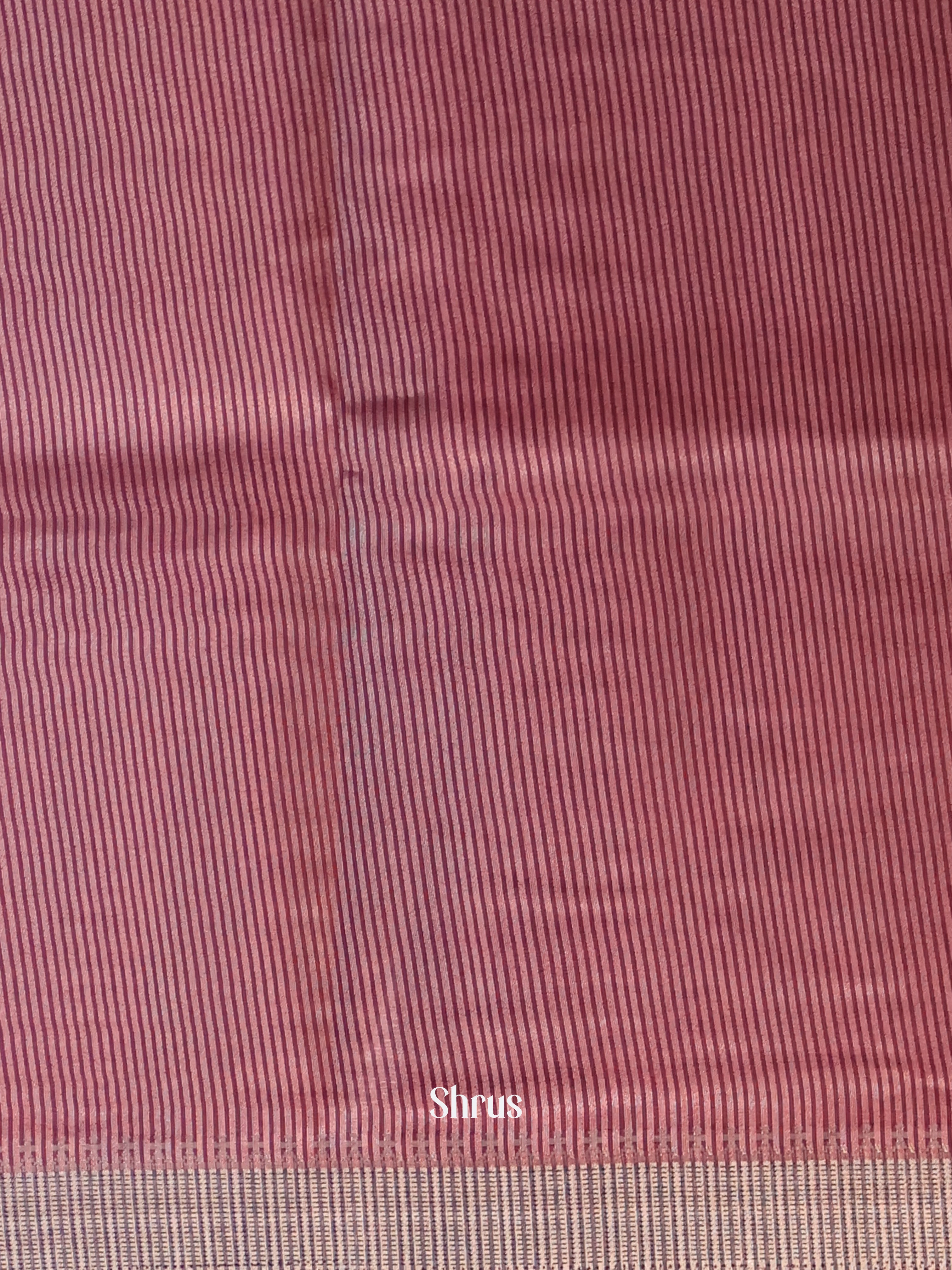 Cream & Brown- Semi Tussar Saree - Shop on Shrus.com