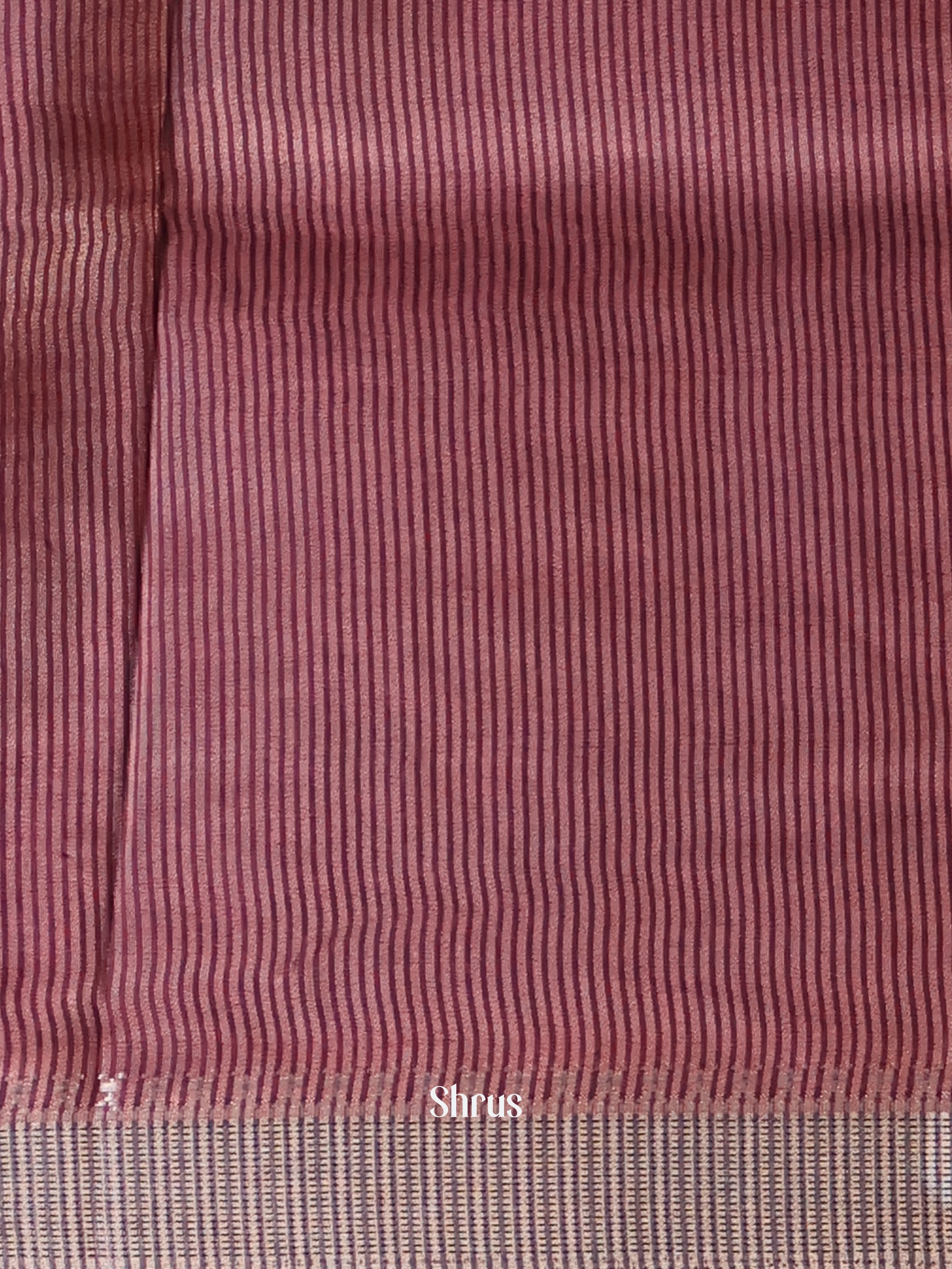 Cream & Brown - Semi Tussar Saree - Shop on Shrus.com