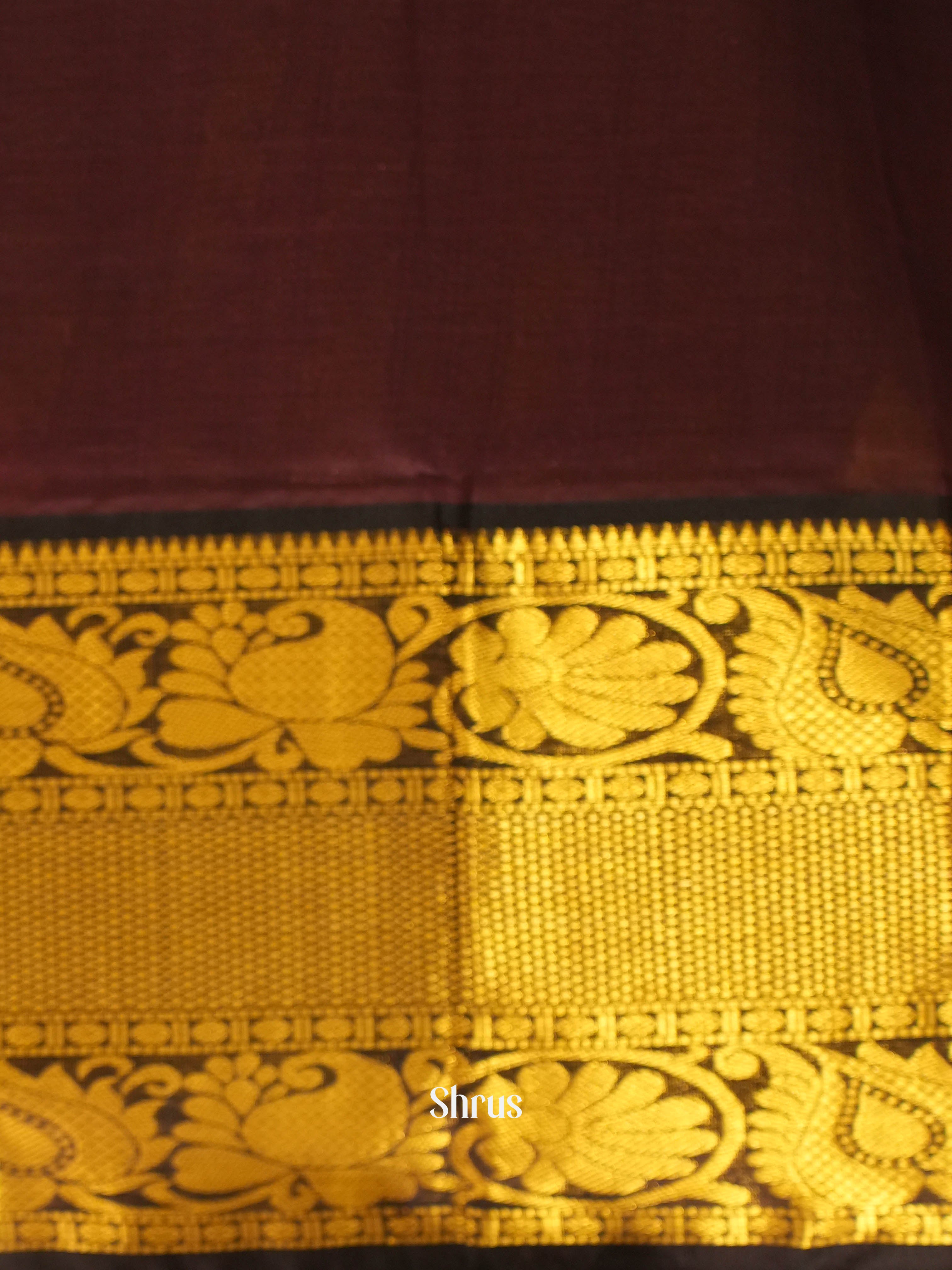 CIS23114 - Silk Cotton Saree - Shop on Shrus.com