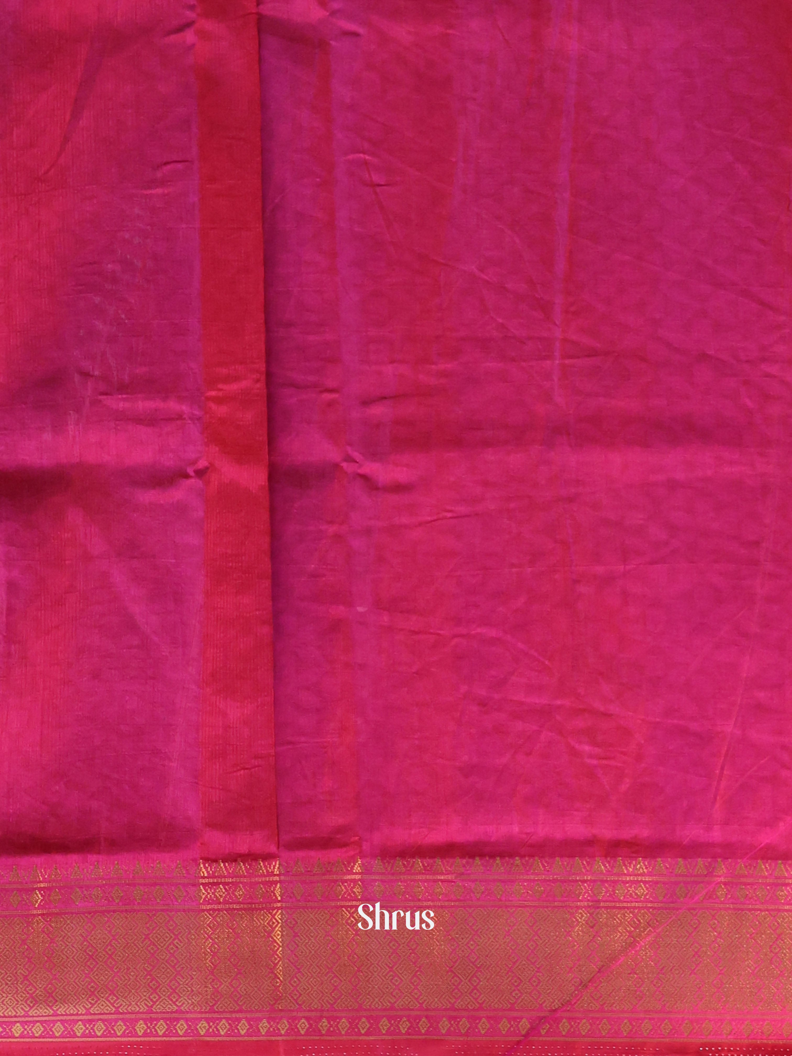 Purple & Pink - Semi Patola Saree - Shop on Shrus.com
