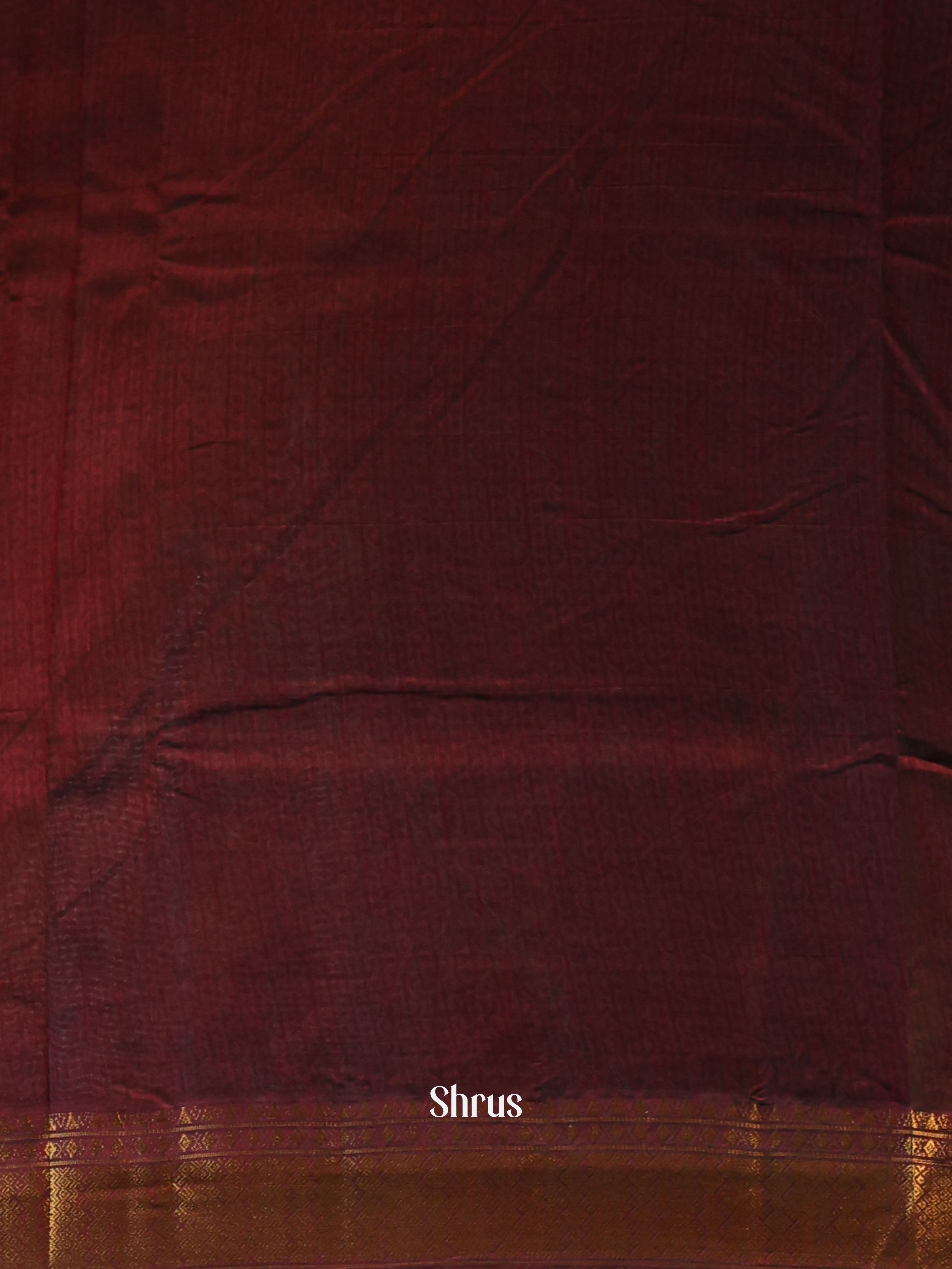 Green & Brown - Semi Patola Saree - Shop on Shrus.com