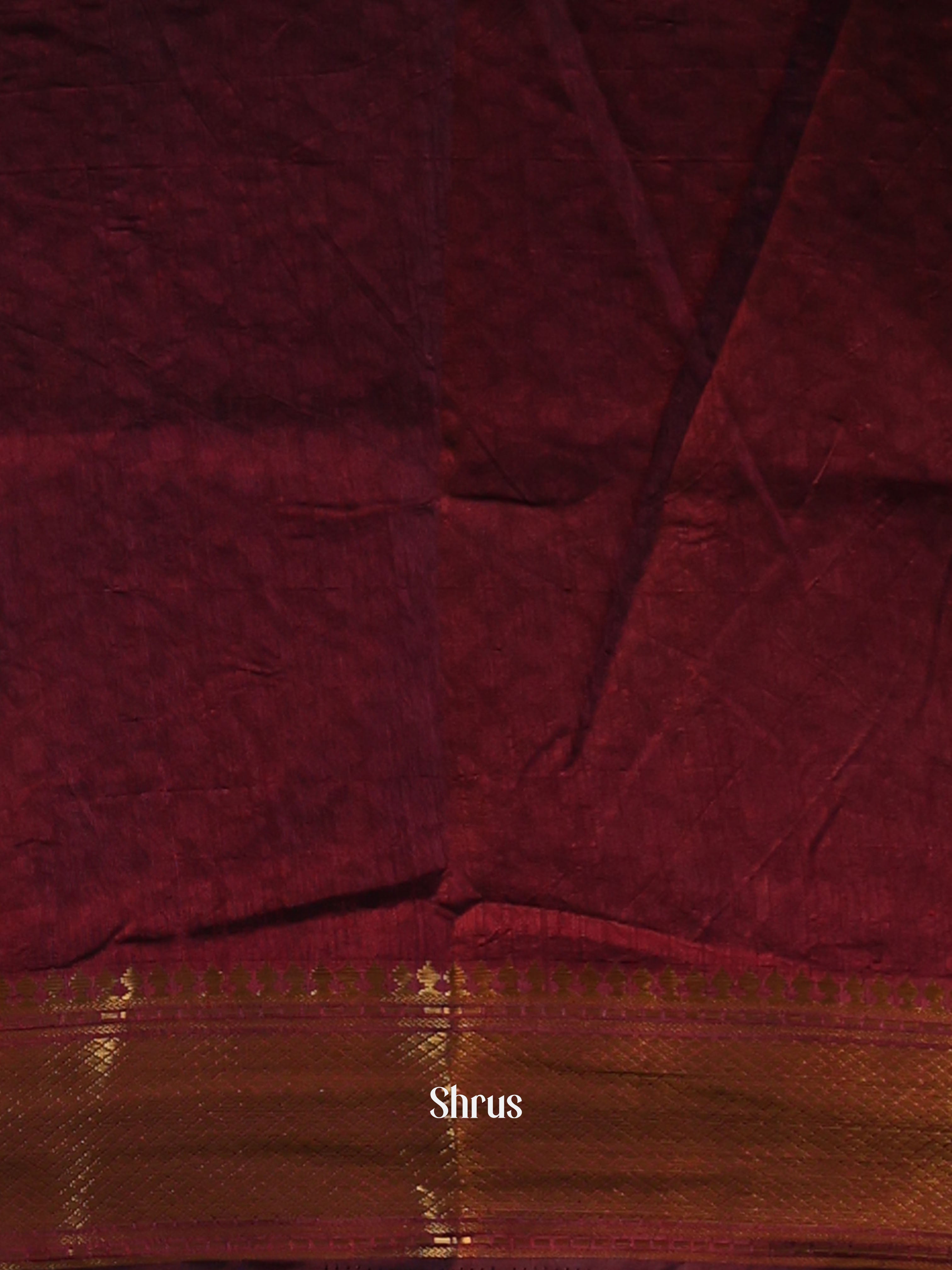Black & Brown - Semi Patola Saree - Shop on Shrus.com