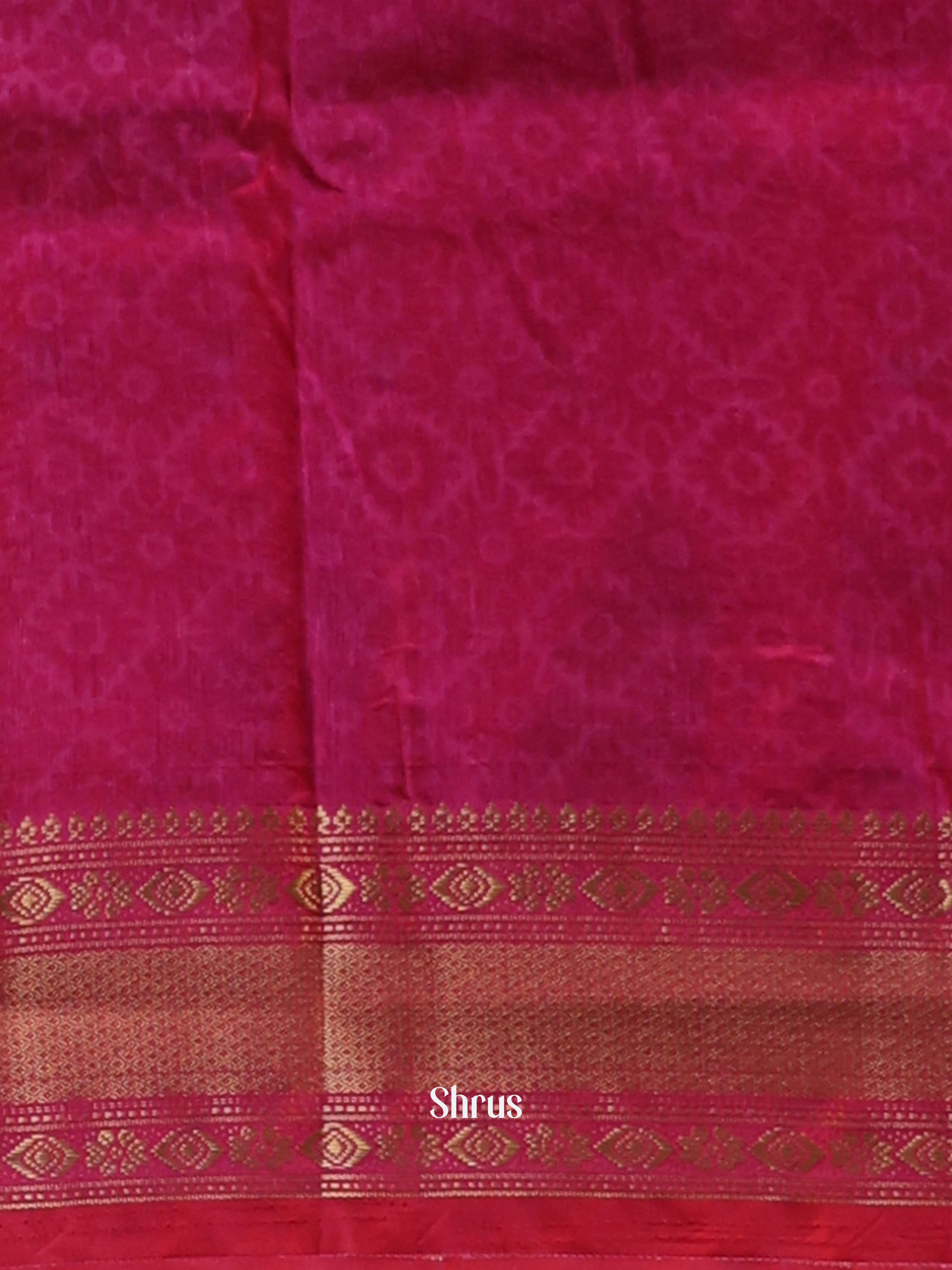 Purple & Pink - Semi Patola Saree - Shop on Shrus.com