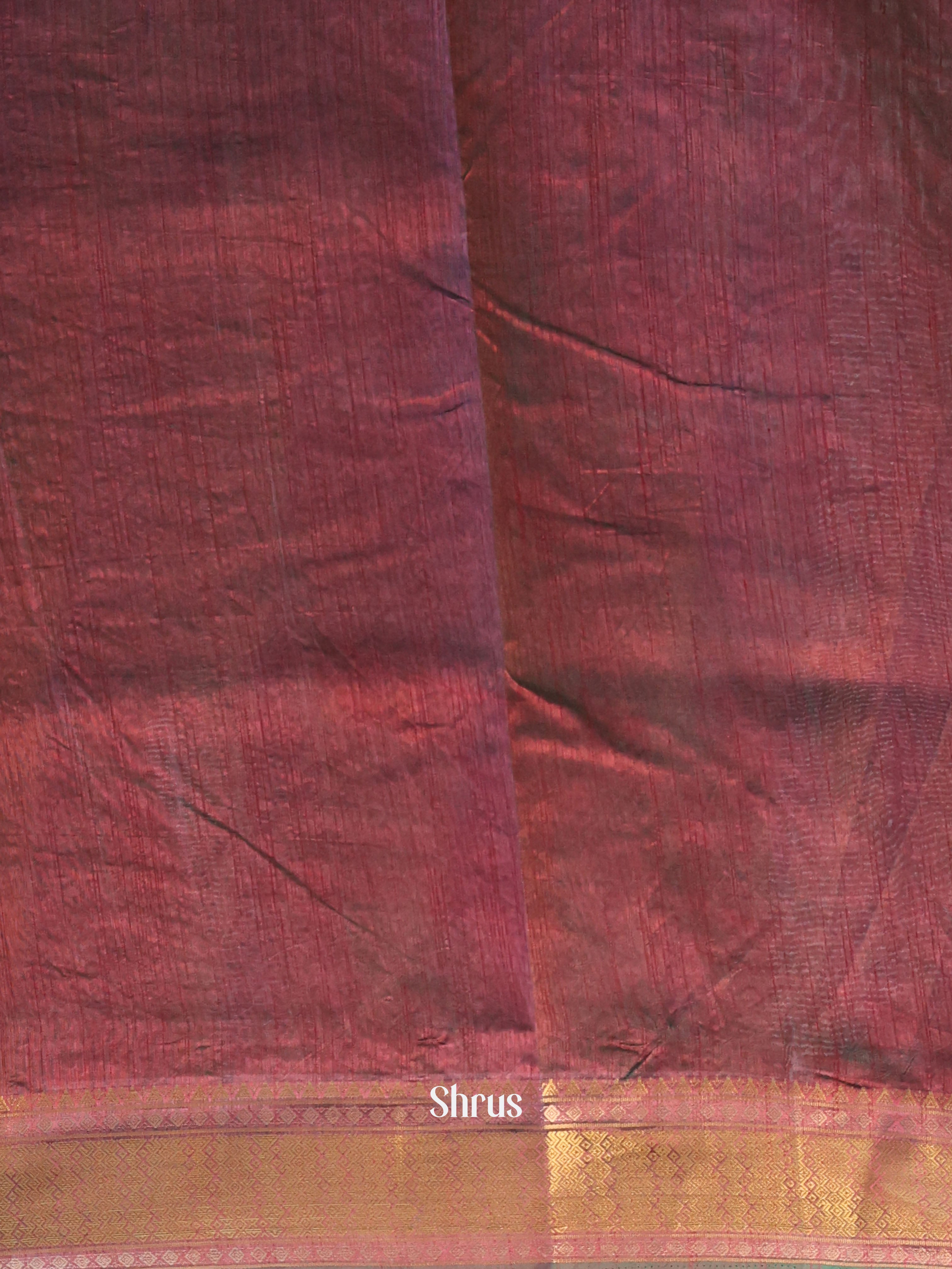 Green & Brown - Semi Patola Saree - Shop on Shrus.com