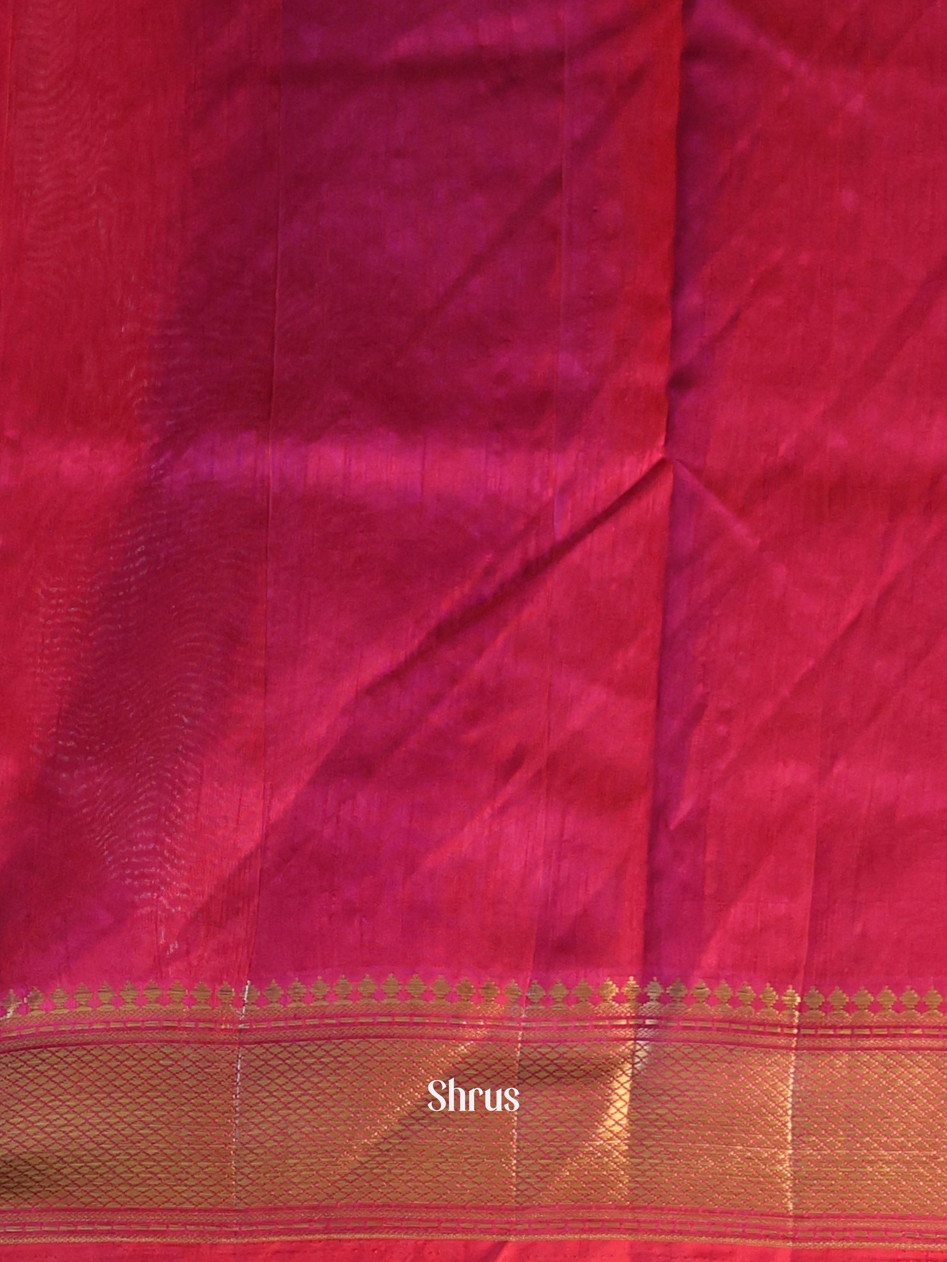 Purple & Pink - Semi Patola Saree - Shop on Shrus.com