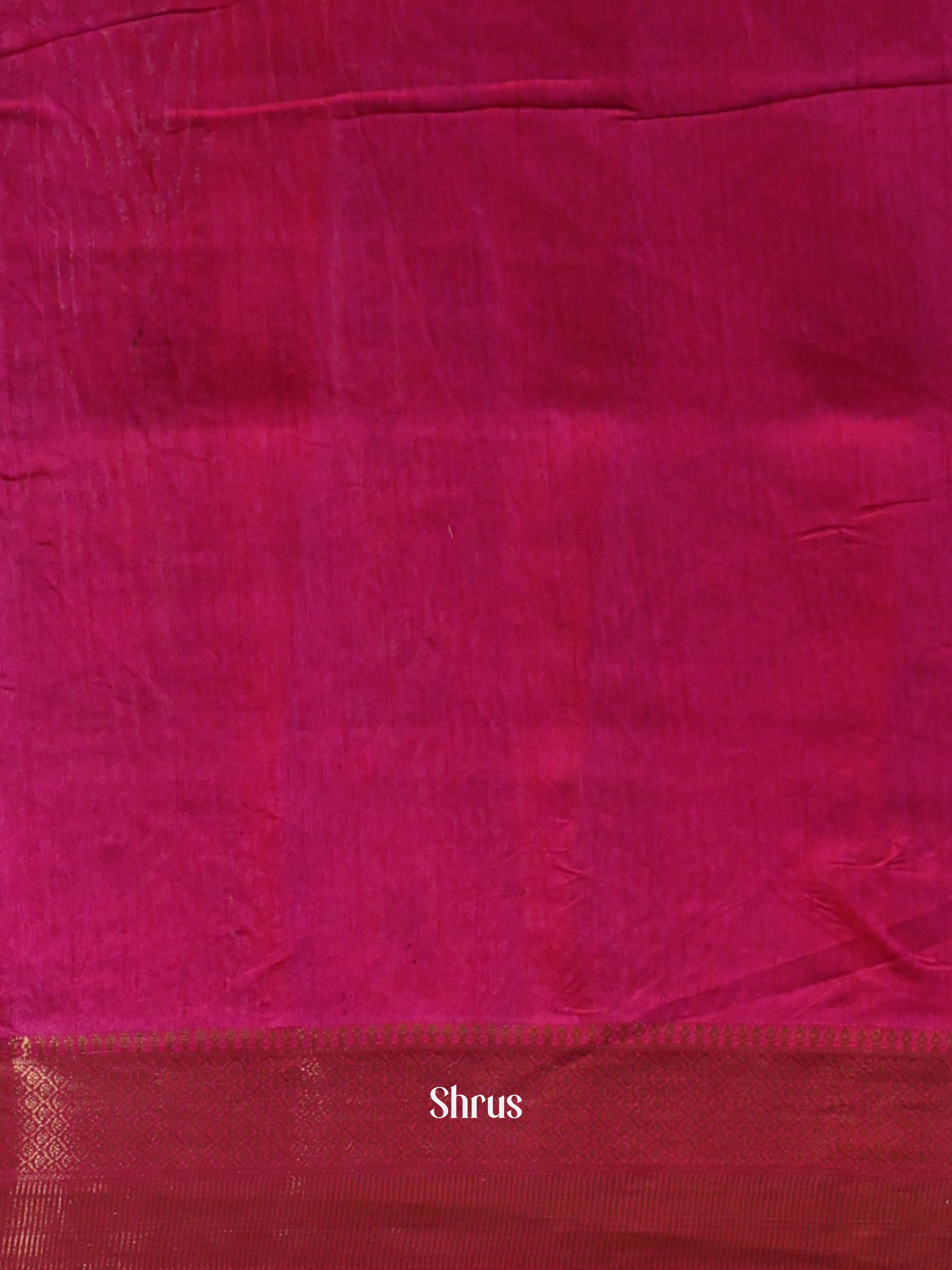 Purple & Pink - Semi Patola Saree - Shop on Shrus.com