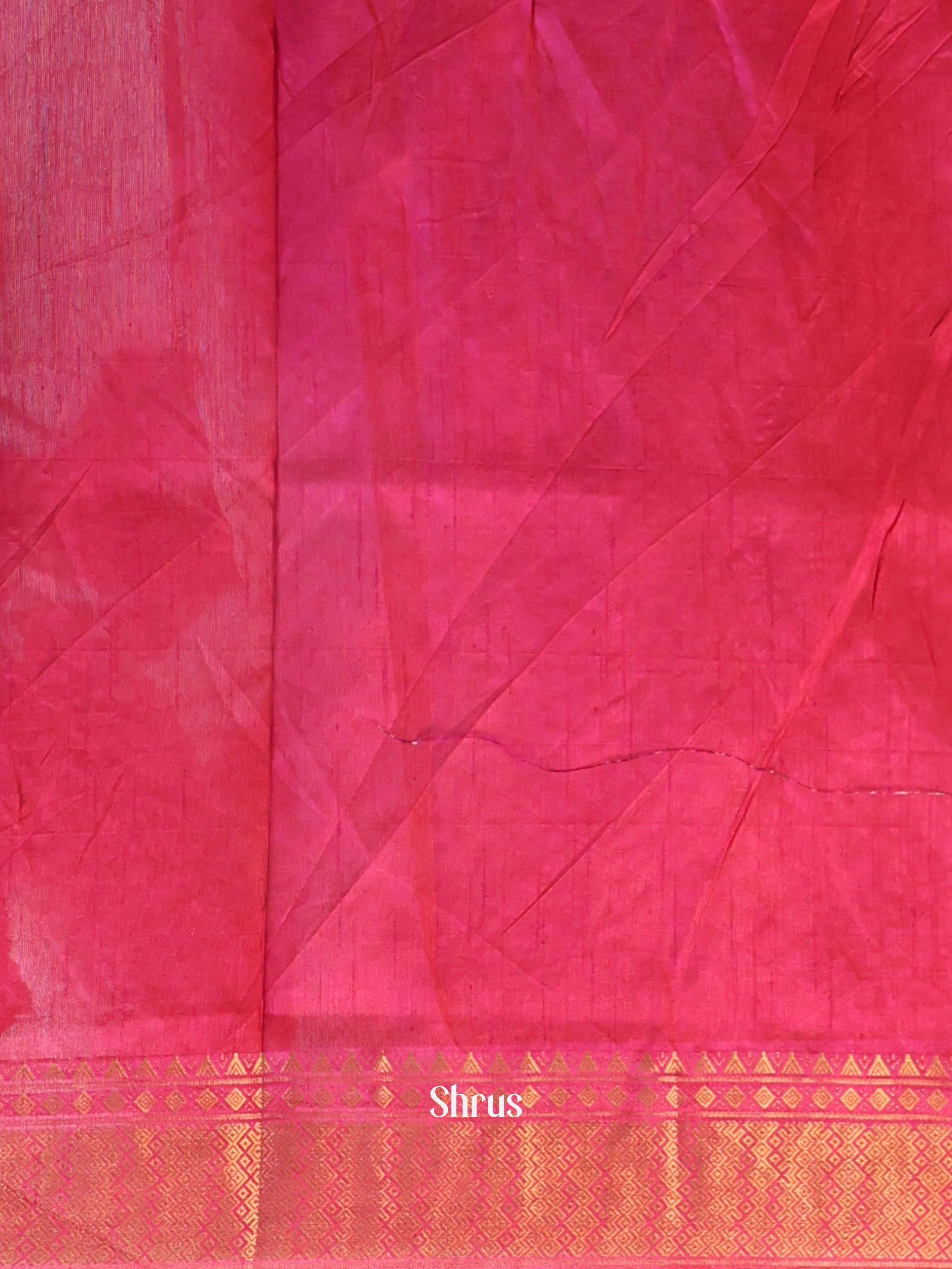 Pink & Purple - Semi Patola Saree - Shop on Shrus.com