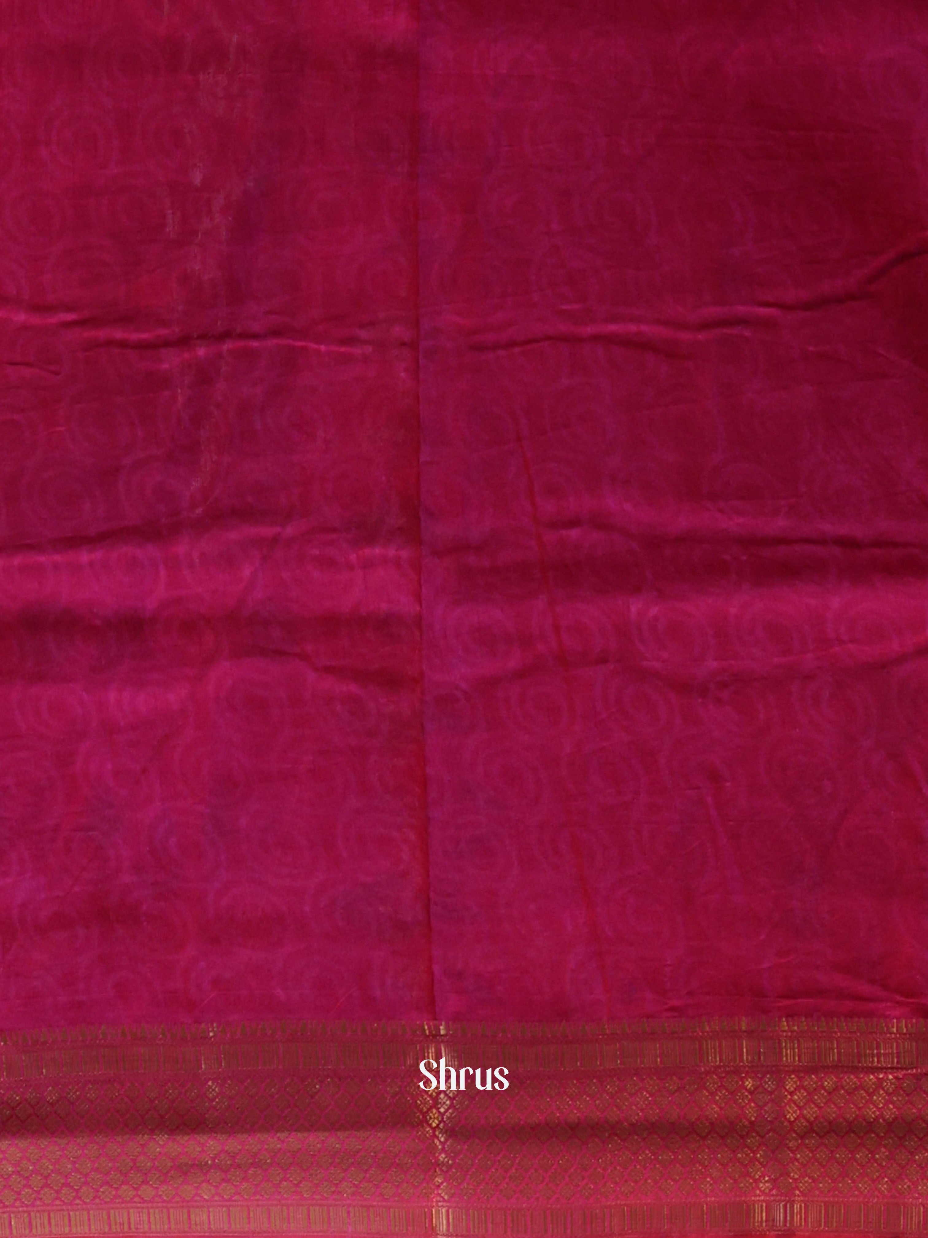 Purple & Pink - Semi Patola Saree - Shop on Shrus.com