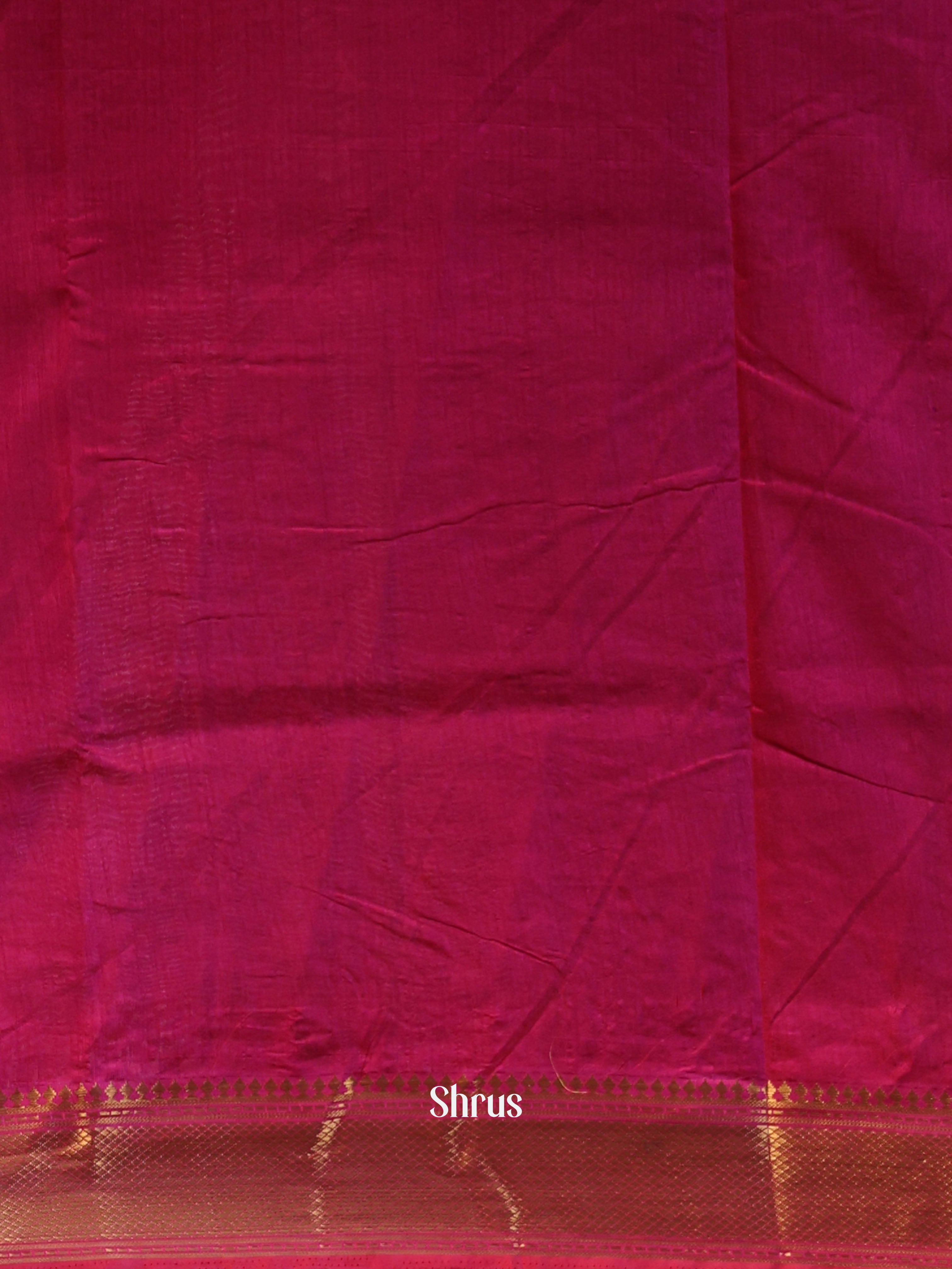 Purple & Pink - Semi Patola Saree - Shop on Shrus.com