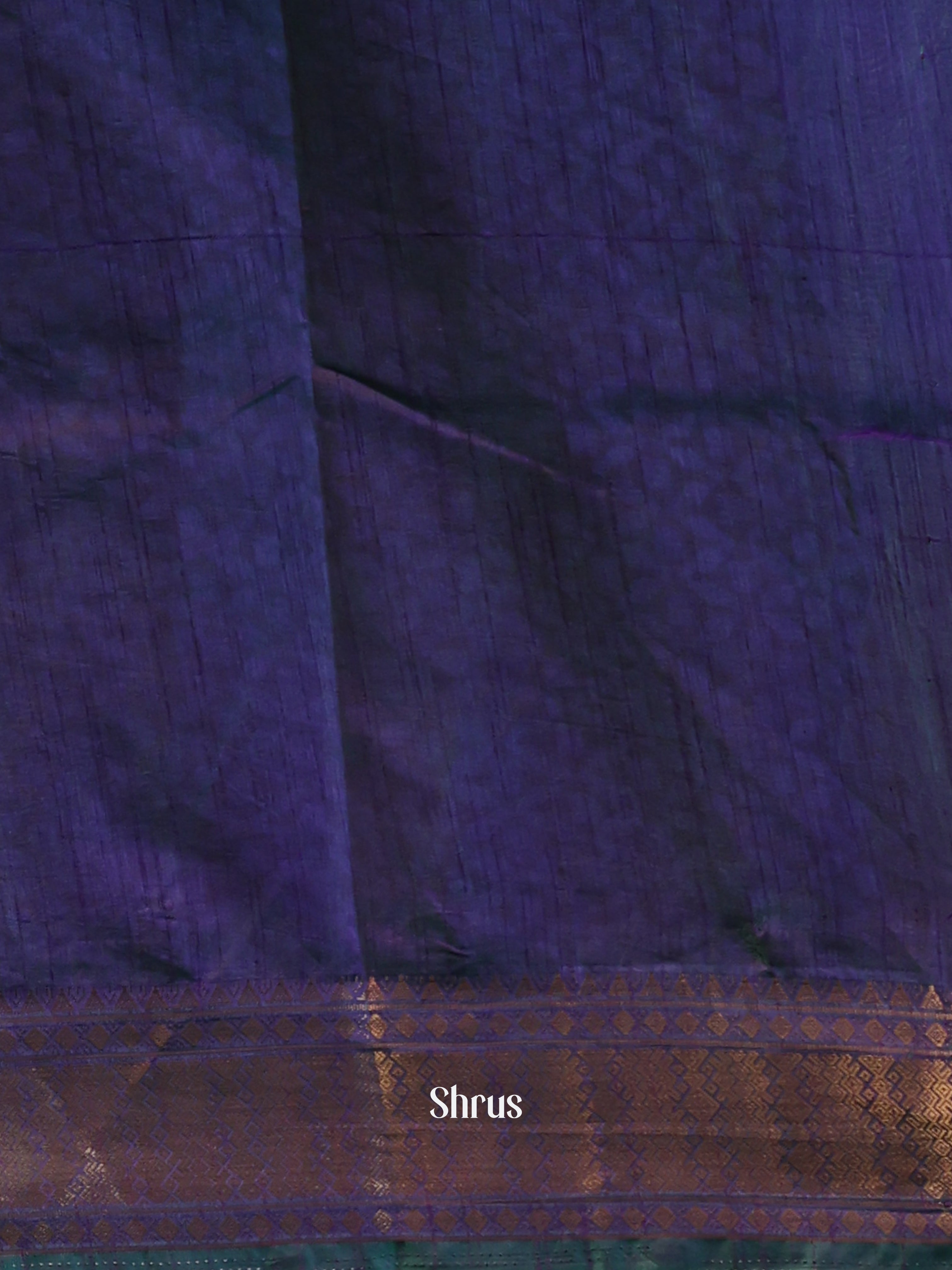 Blue - Semi Patola Saree - Shop on Shrus.com