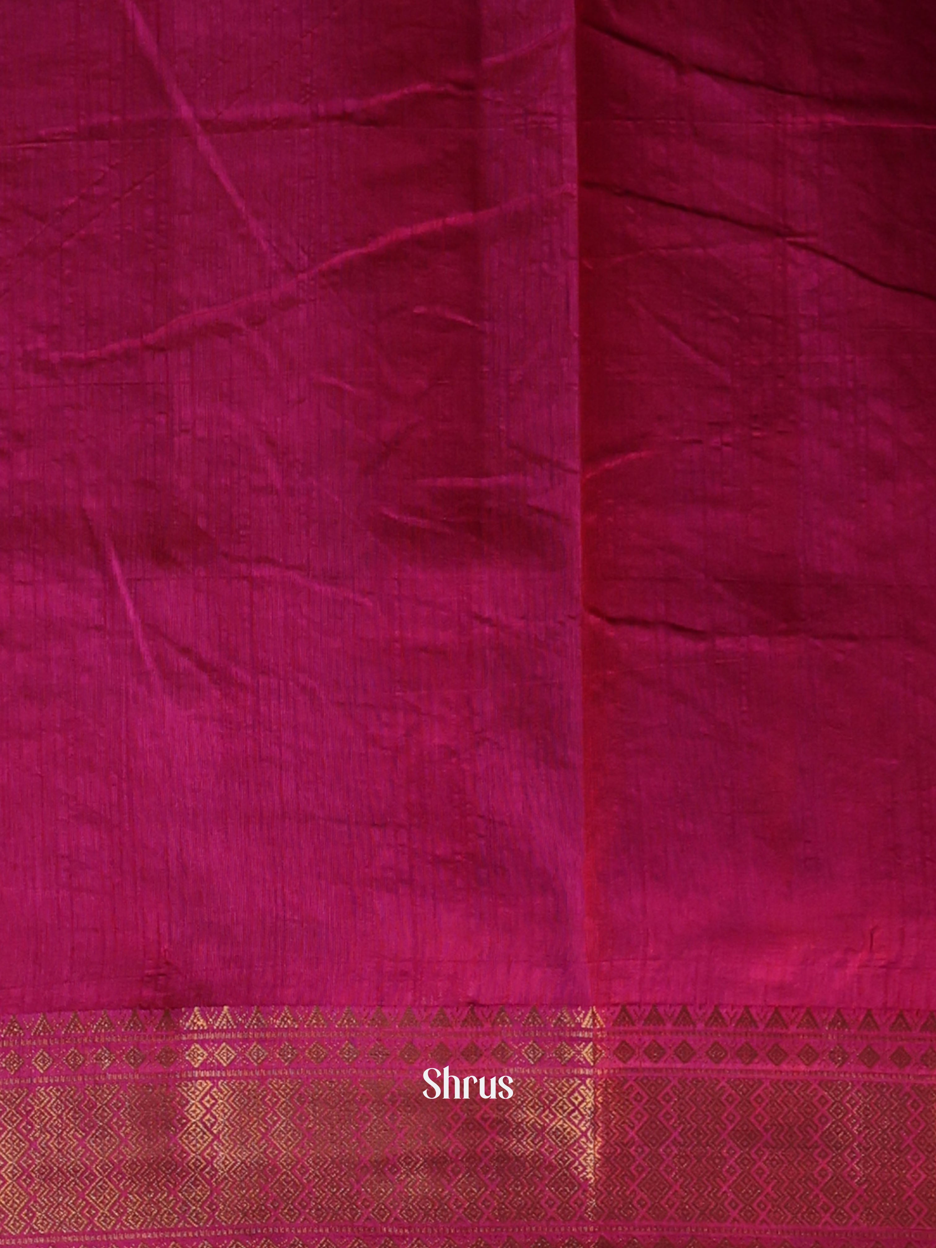 Purple & Pink - Semi Patola Saree - Shop on Shrus.com