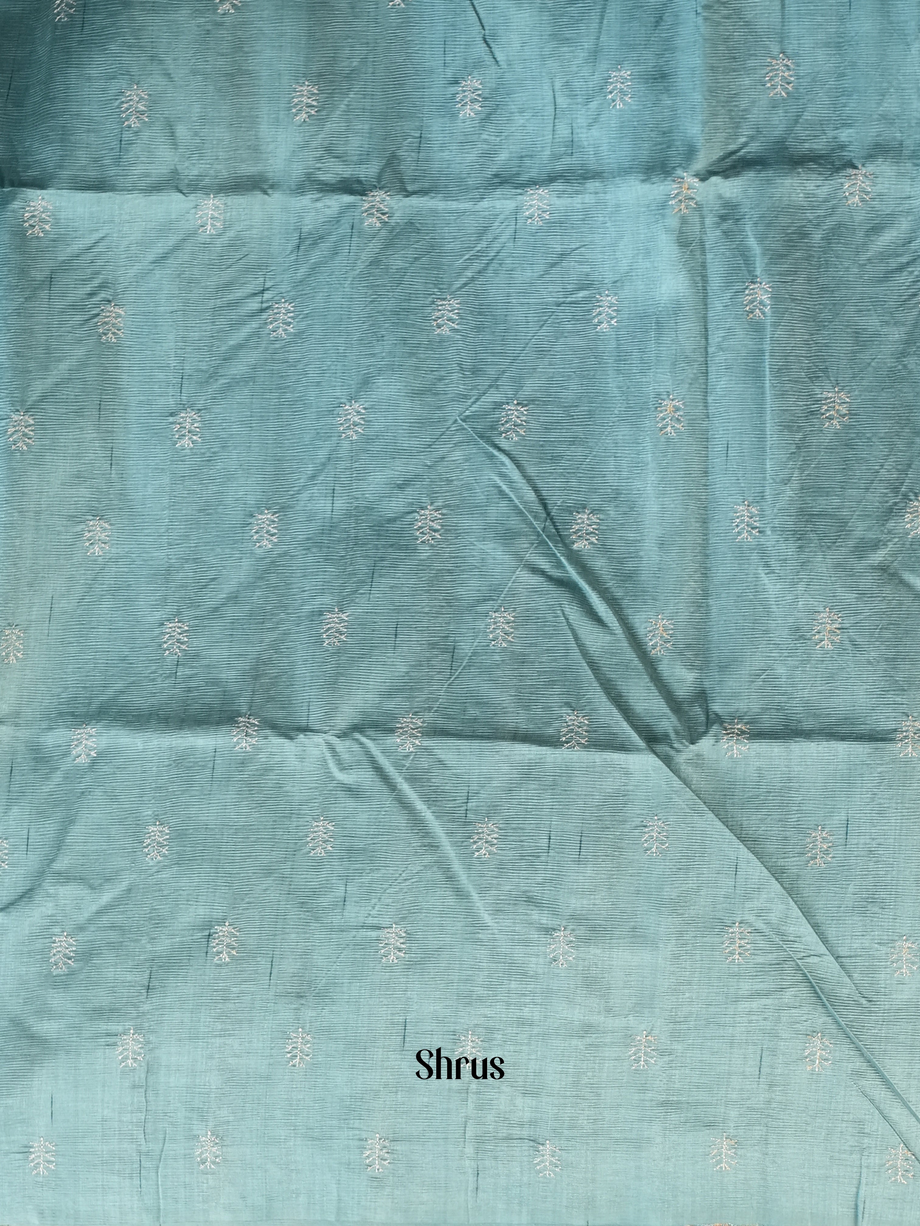 Grey - Semi Rawsilk Saree - Shop on Shrus.com