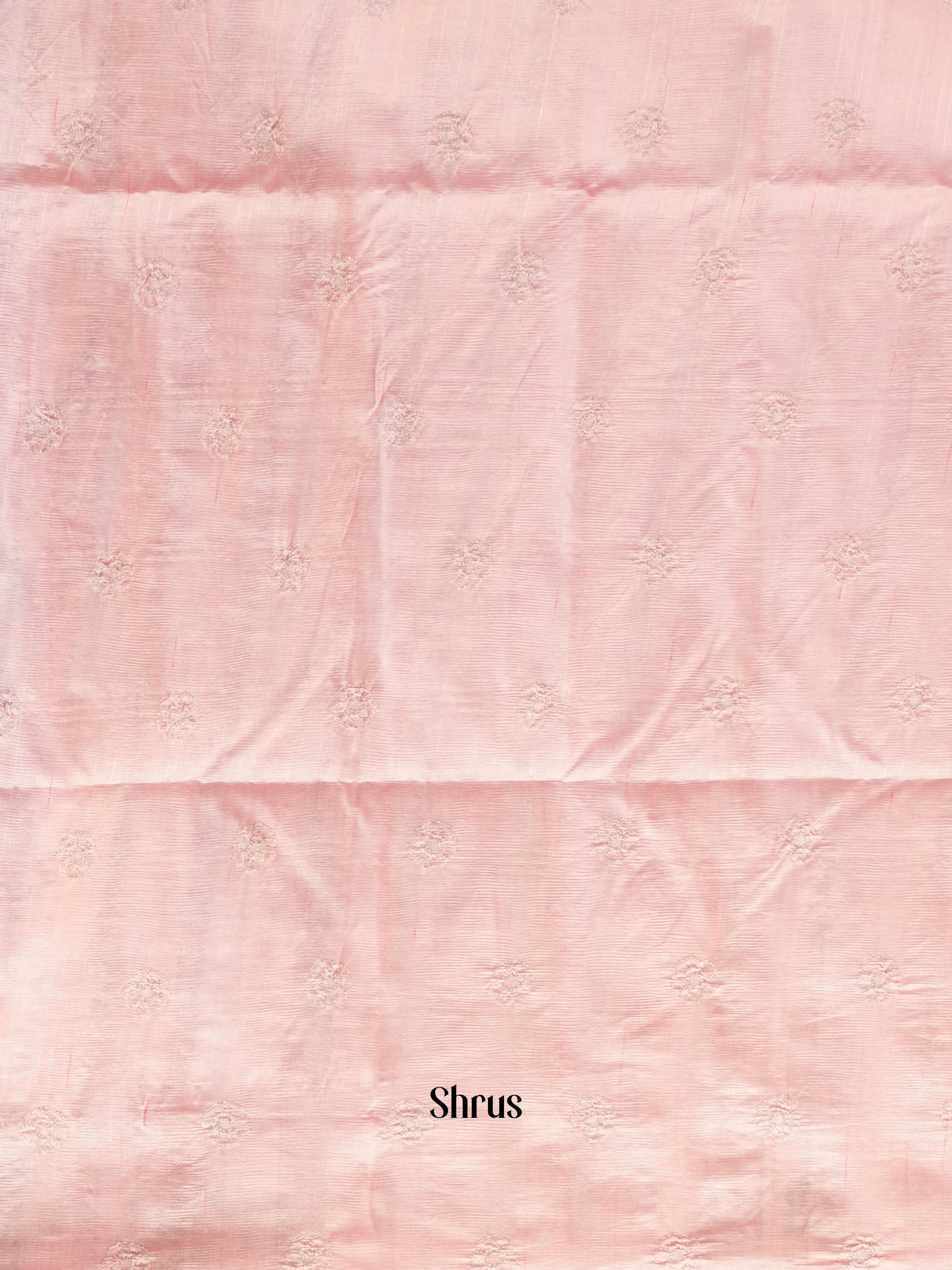 Pink - Semi Rawsilk Saree - Shop on Shrus.com