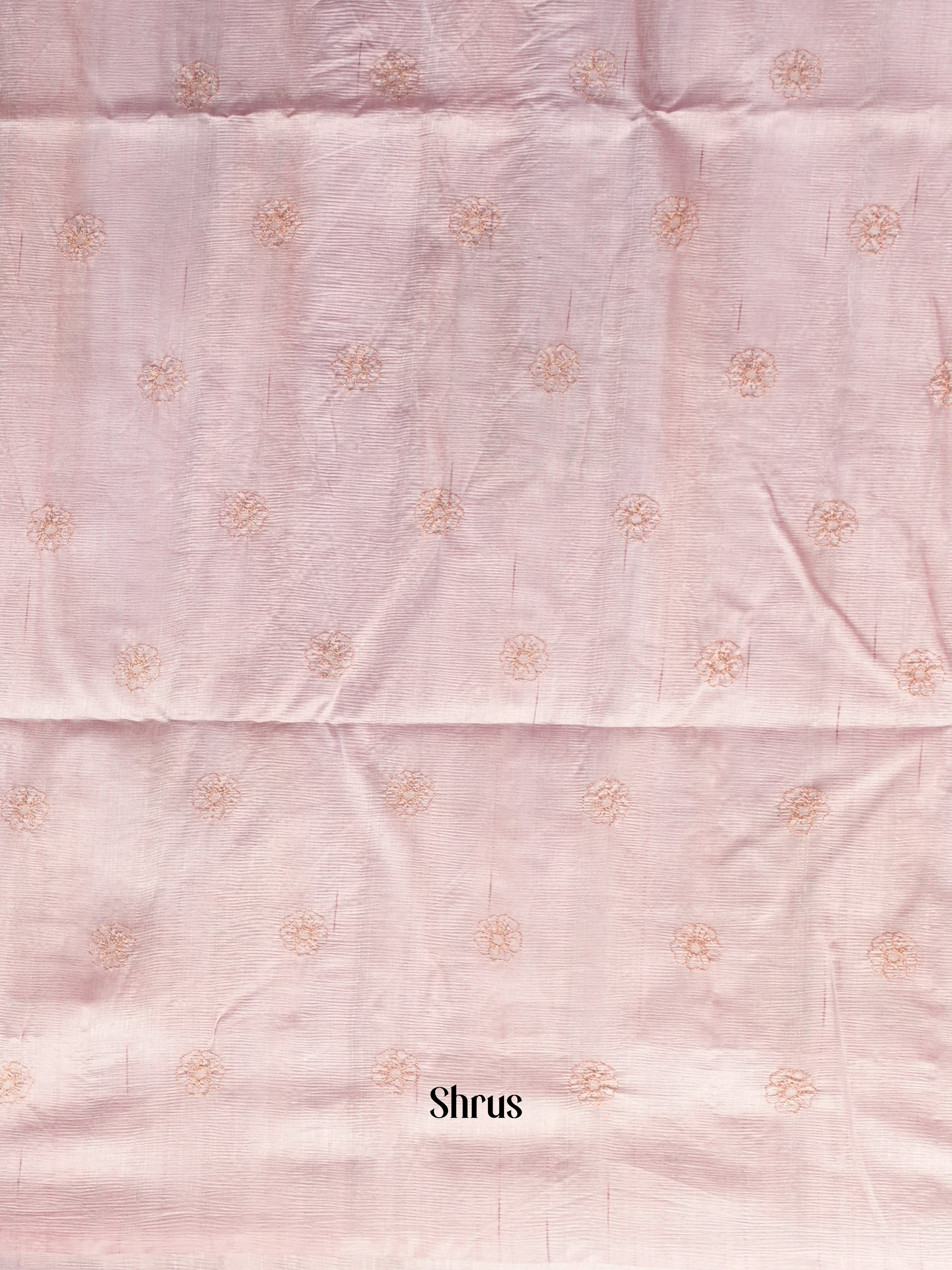 Pink - Semi Rawsilk Saree - Shop on Shrus.com