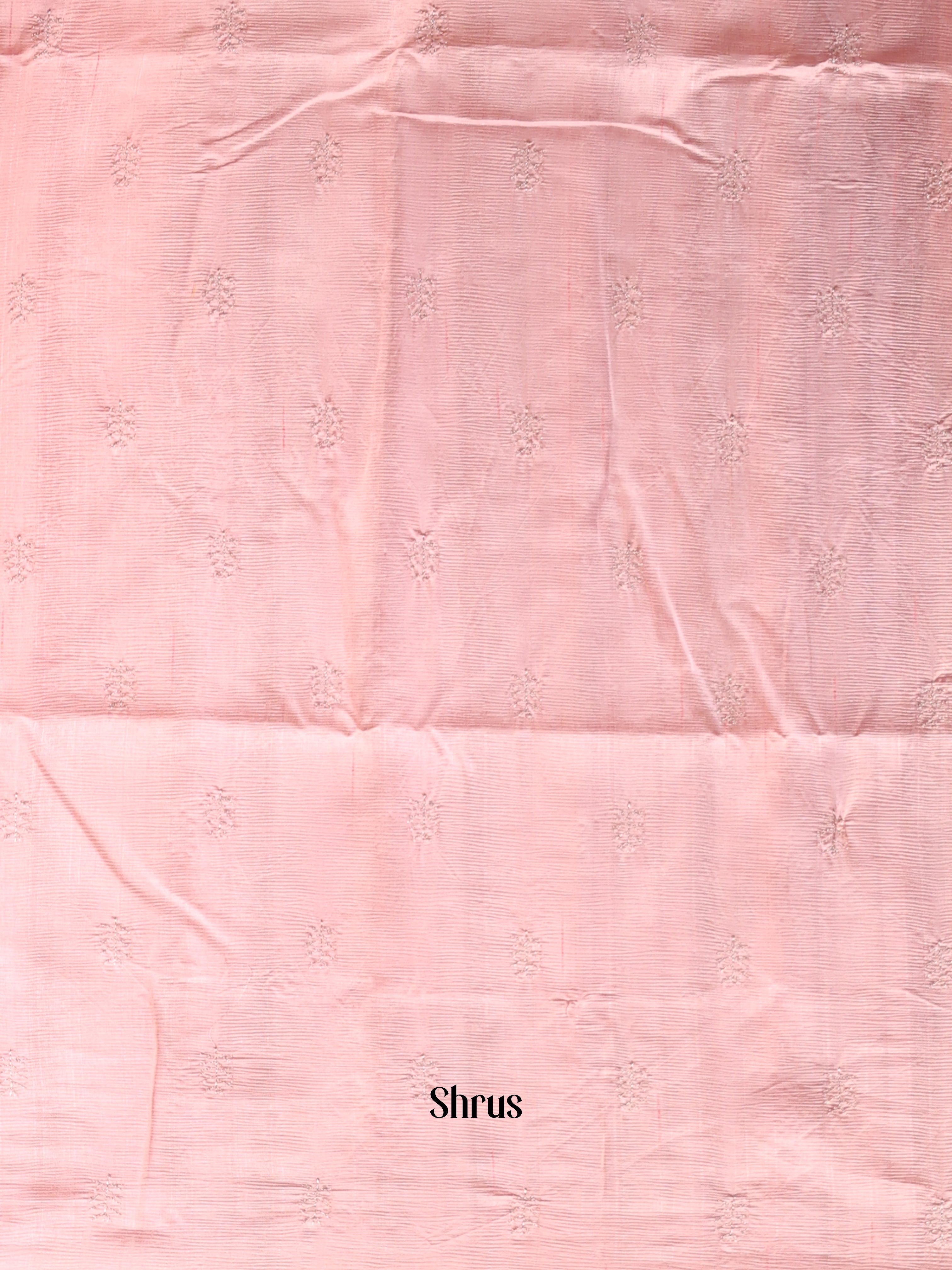 Pink - Semi Rawsilk Saree - Shop on Shrus.com