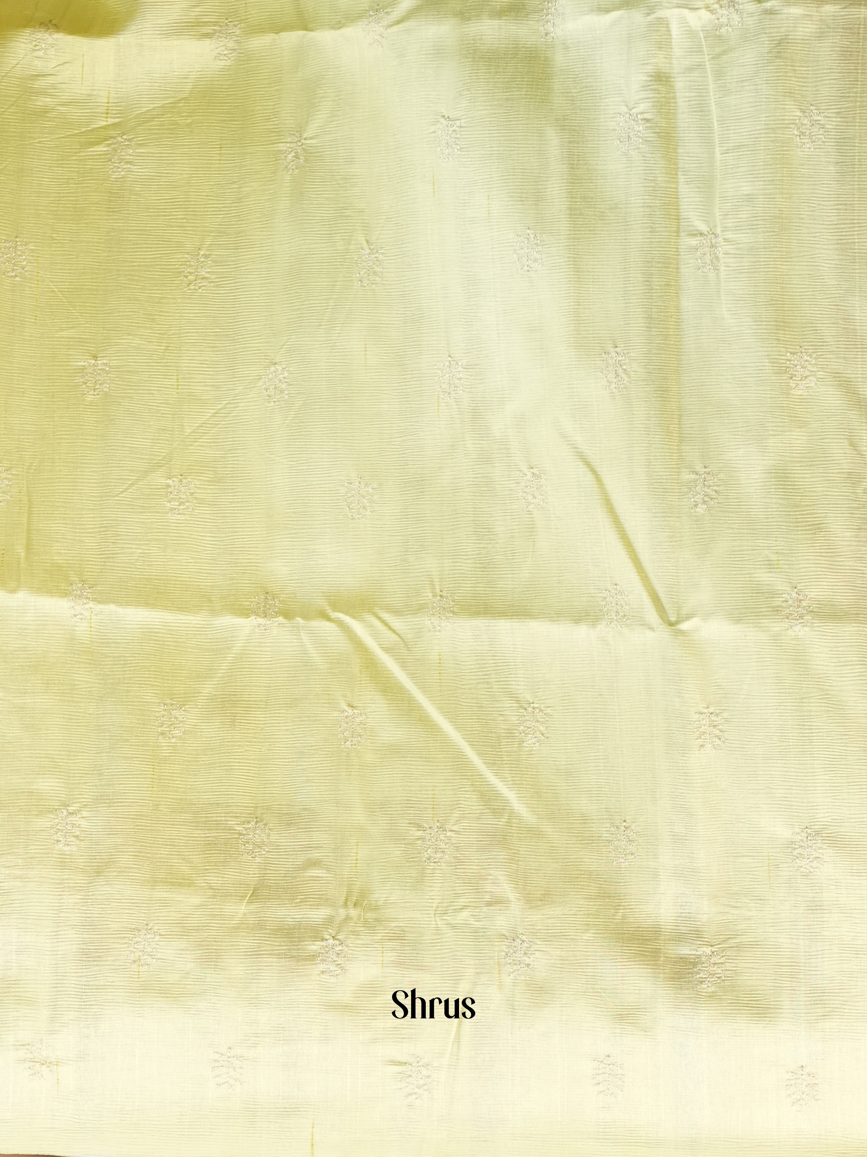 Lite Green - Semi Rawsilk Saree - Shop on Shrus.com