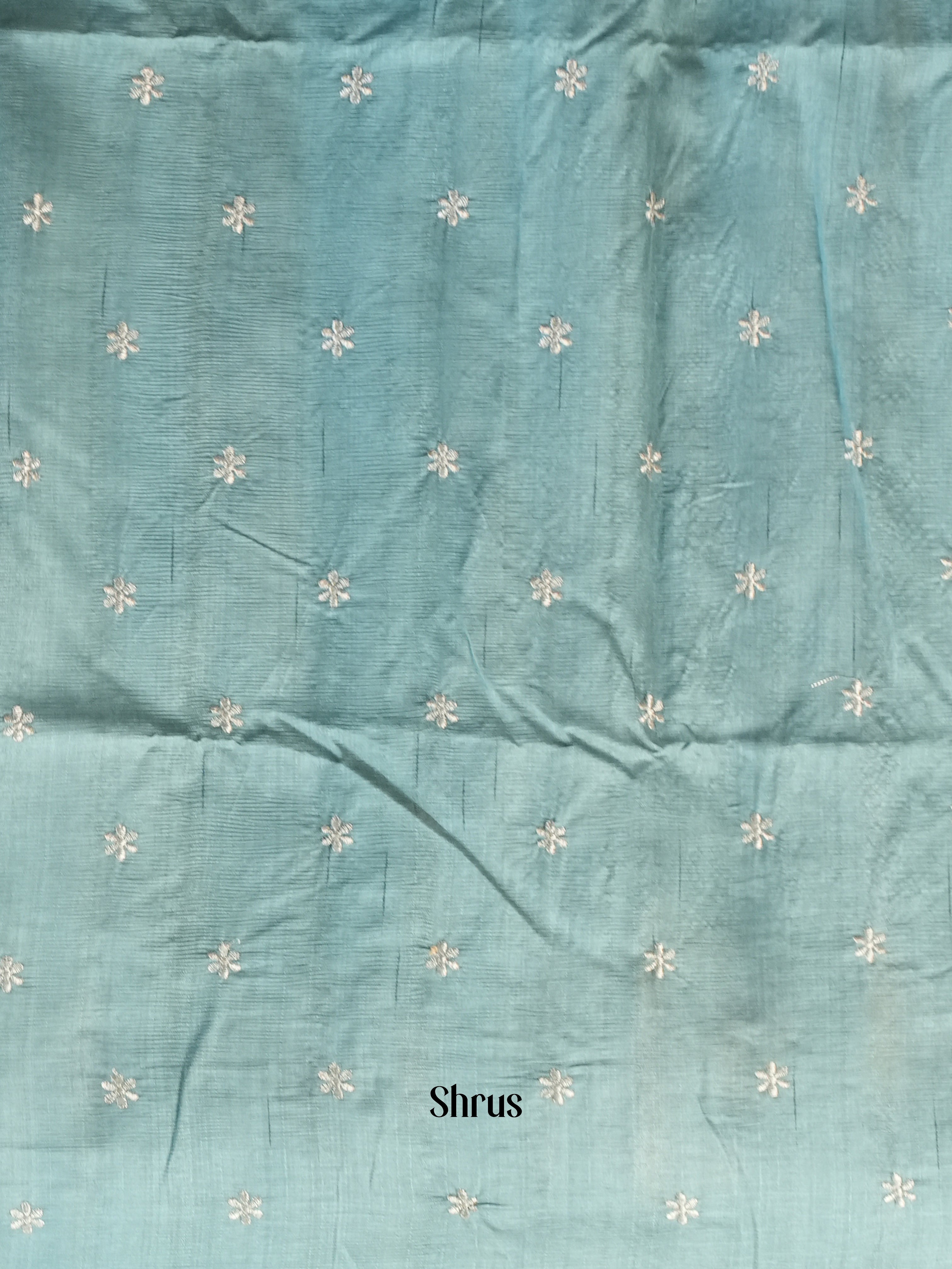 Grey - Semi Rawsilk Saree - Shop on Shrus.com
