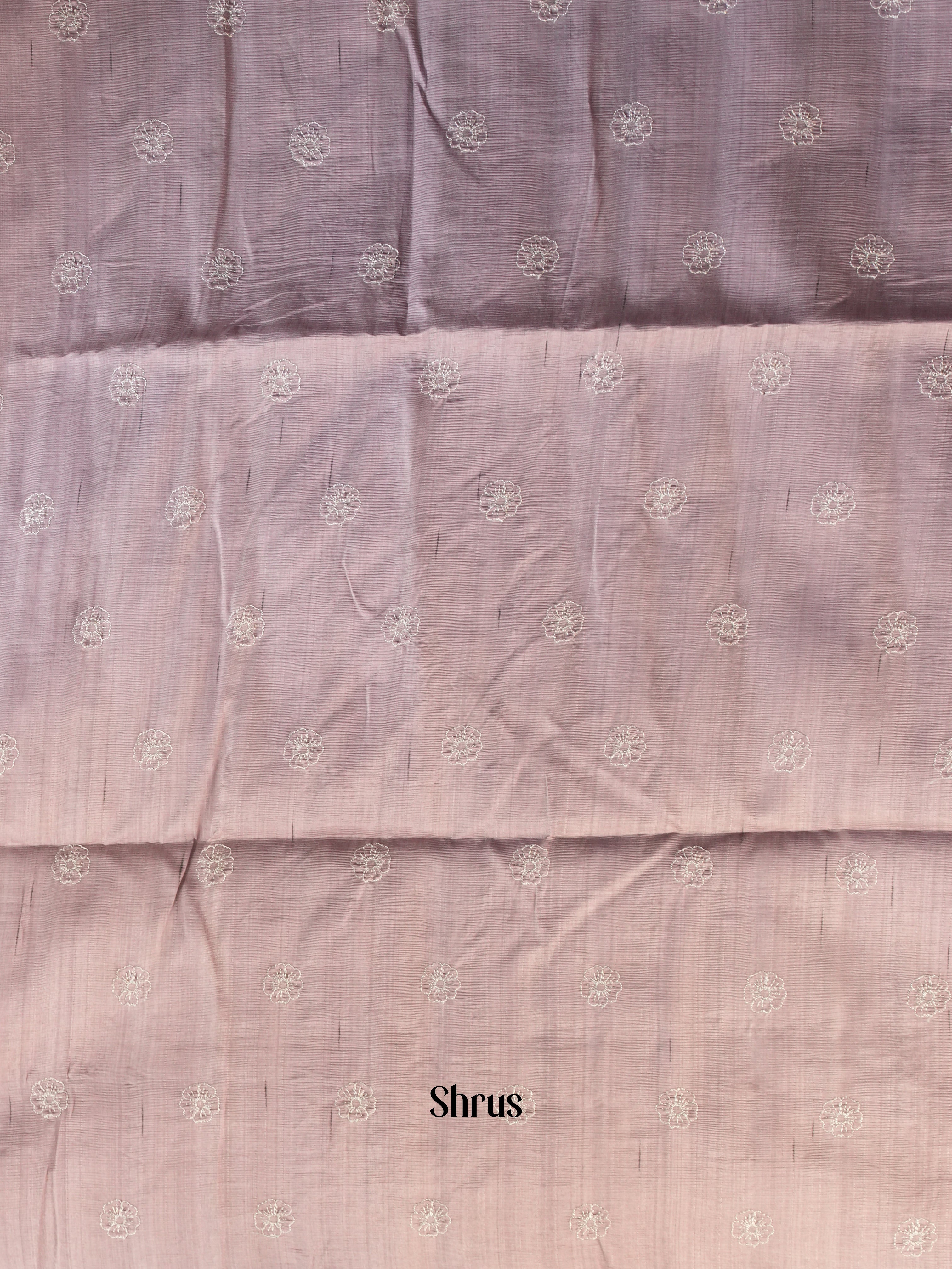 Grey - Semi Rawsilk Saree - Shop on Shrus.com