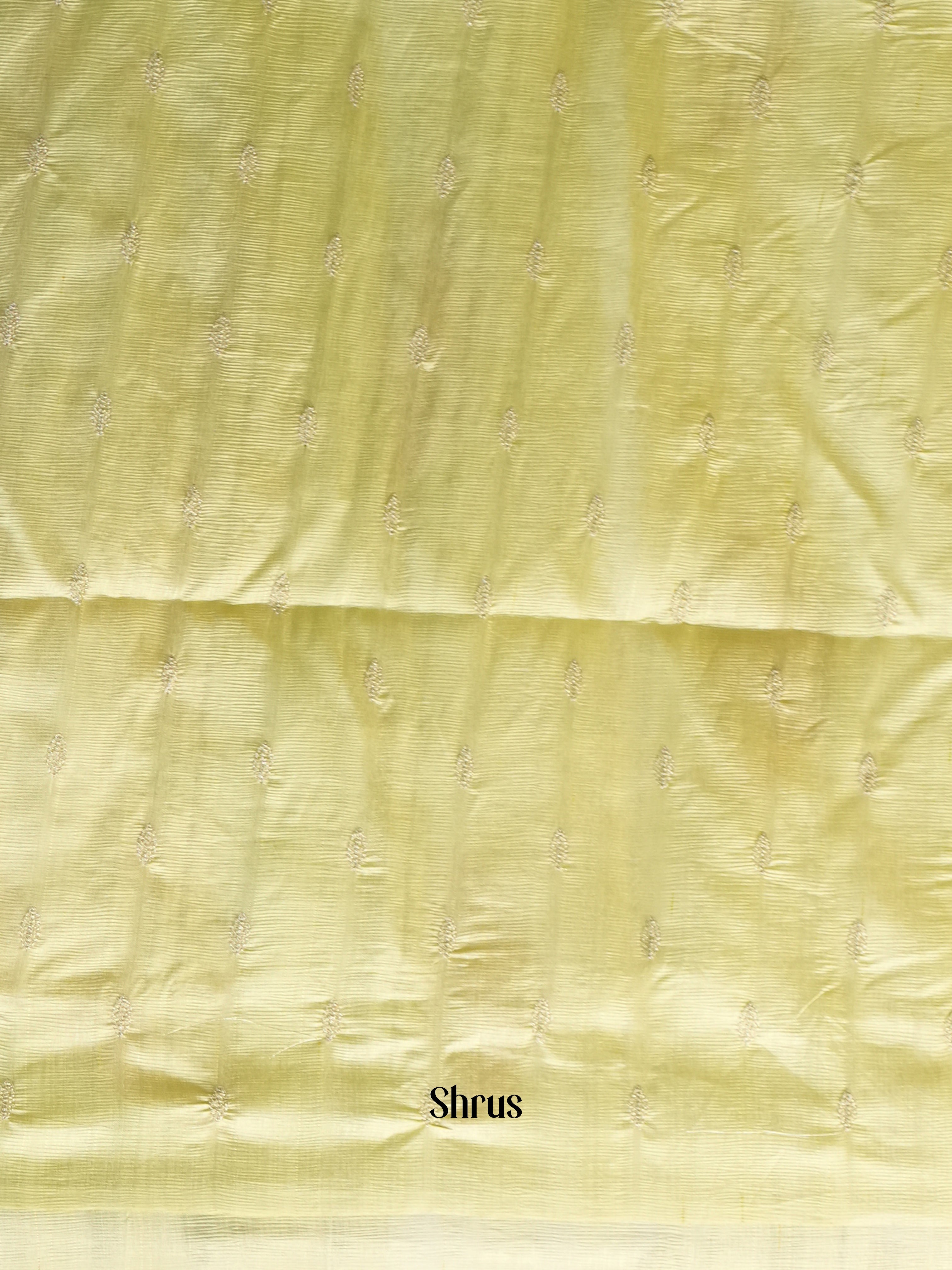 Lite Green - Semi Rawsilk Saree - Shop on Shrus.com