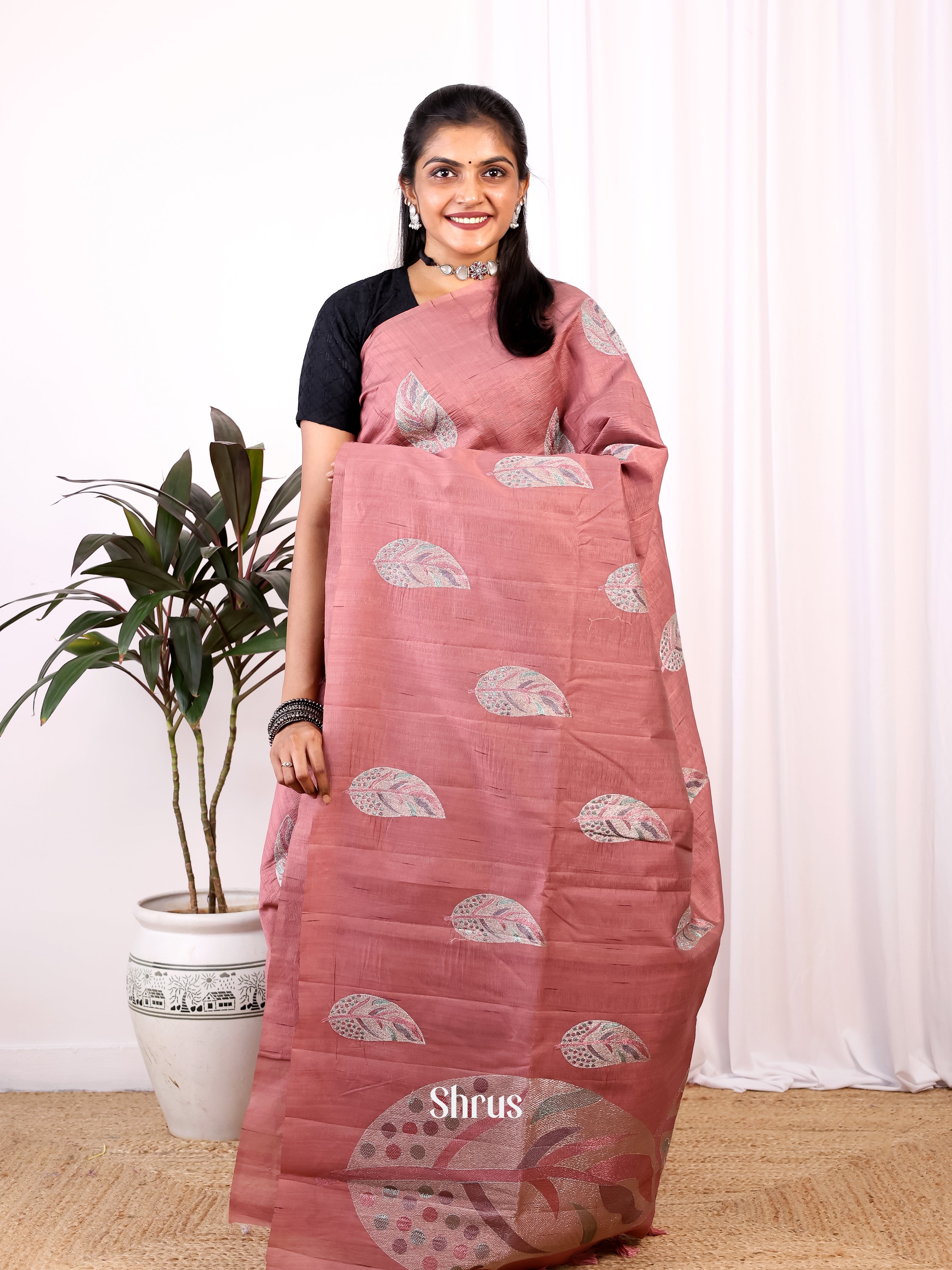 CIS23304 - Semi Rawsilk Saree - Shop on Shrus.com